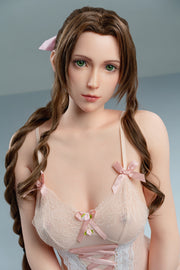 Jeu Lady Aerith 168cm/5'6" Poupée en silicone Bonnet E