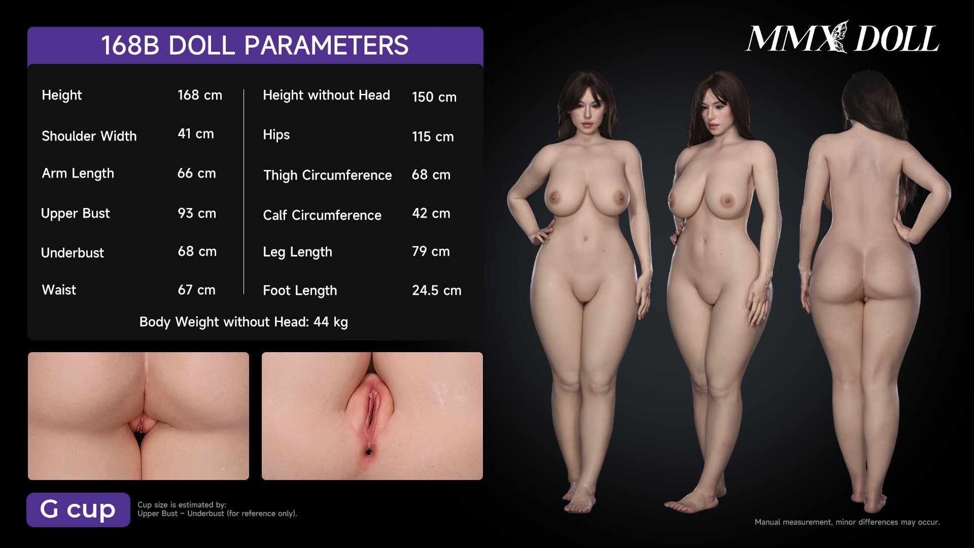 JiaTao - MMX Doll 168cm/5'6" G-Cup Silicone Doll