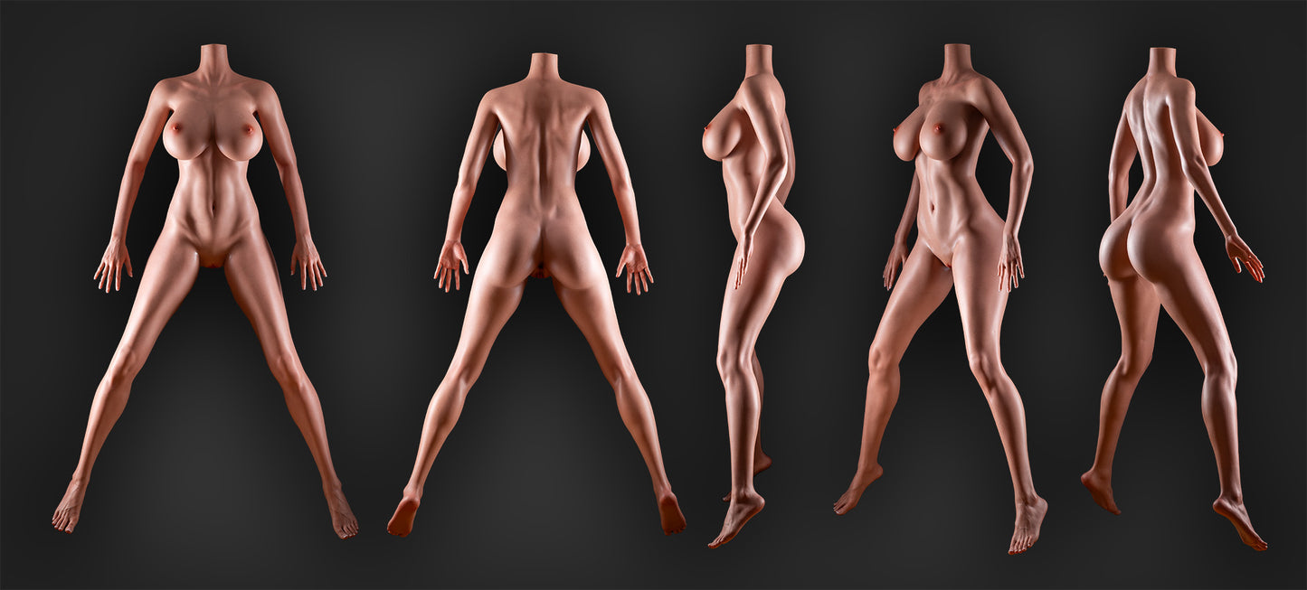 Lusandy 170cm/5'7" F-Cup Silicone Doll