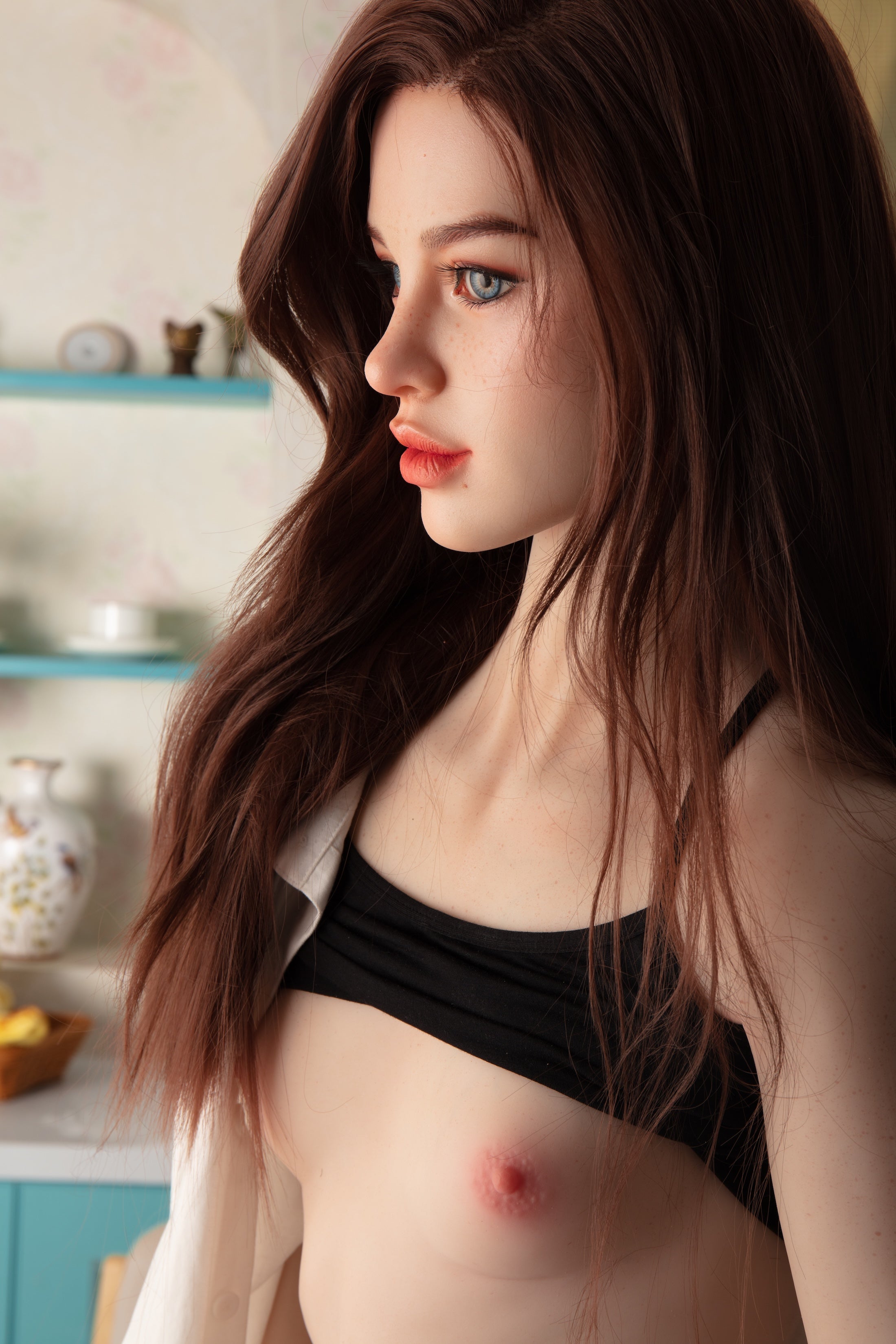 Hedy - Starpery 171cm/5'7" A-Cup Silicone Doll [In Stock USA | Fast Shipping]