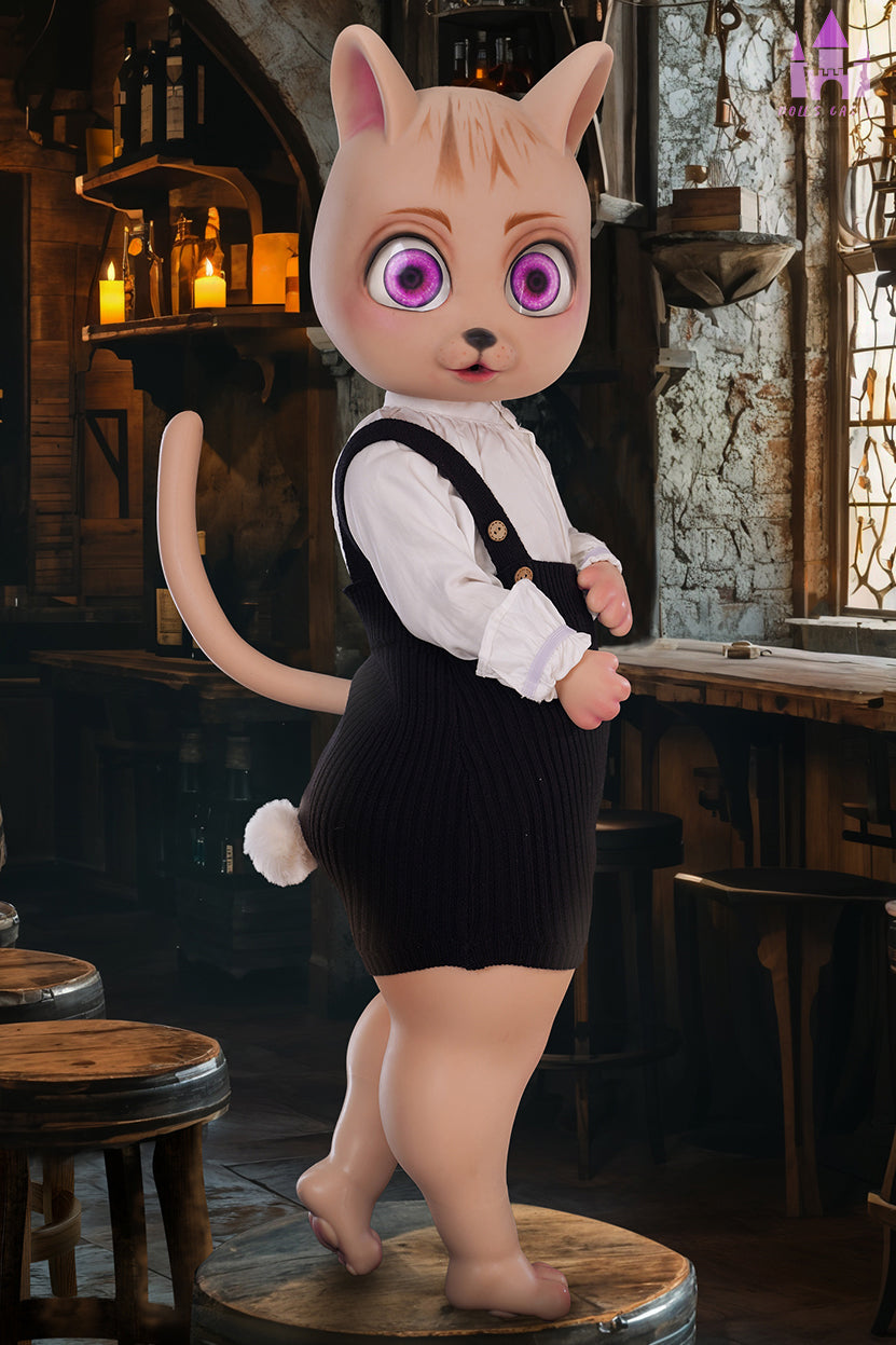 Bearrie - Dolls Castle 90cm/2'11" A-Cup Silicone Doll [In Stock EU | Fast Shipping]