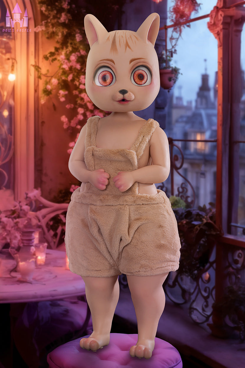 Bearrie - Dolls Castle 90cm/2'11" A-Cup Silicone Doll [In Stock EU | Fast Shipping]