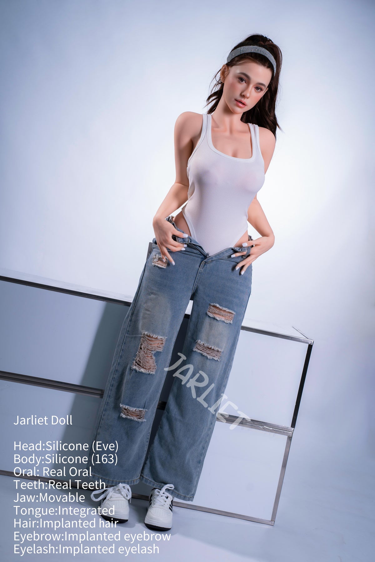 Eve - Jarliet 163cm/5'4" Poupée en silicone Bonnet I [En stock EU | Livraison rapide]