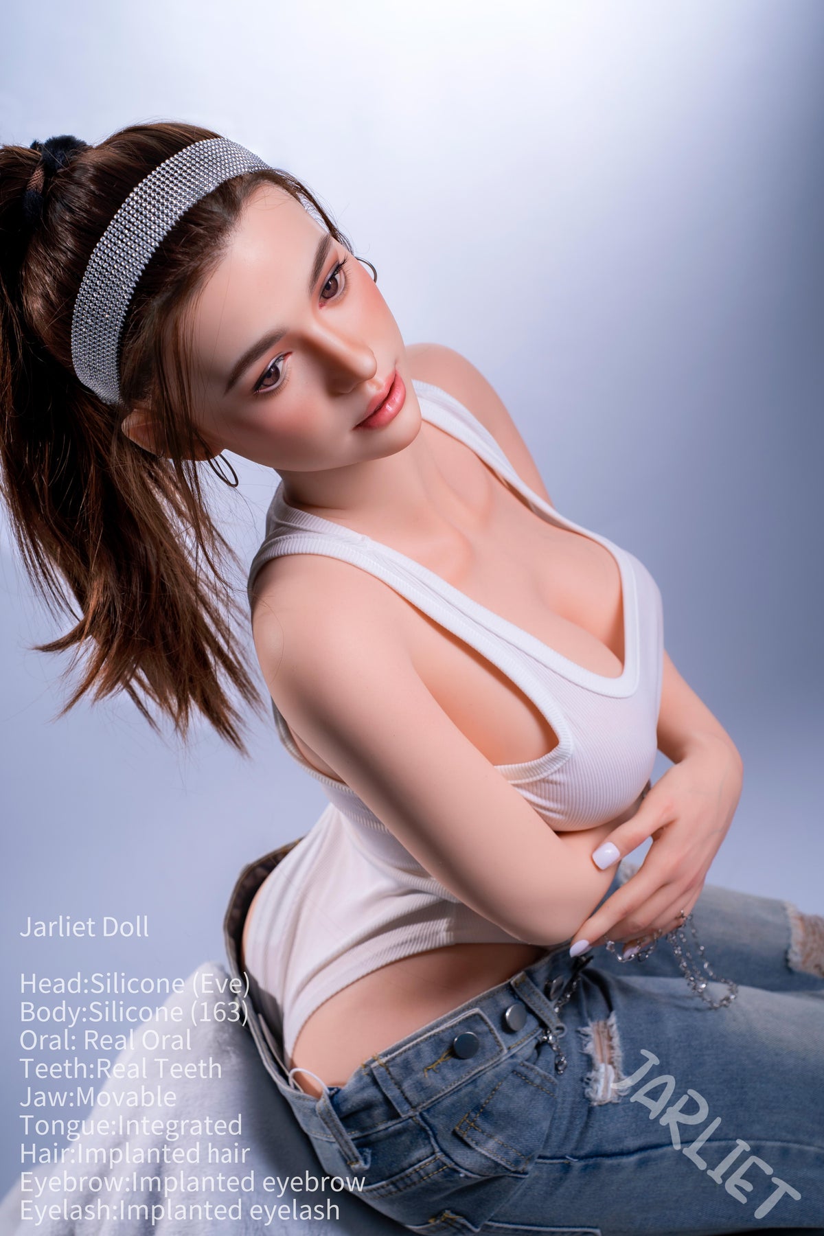 Eve - Jarliet 163cm/5'4" Poupée en silicone Bonnet I [En stock EU | Livraison rapide]