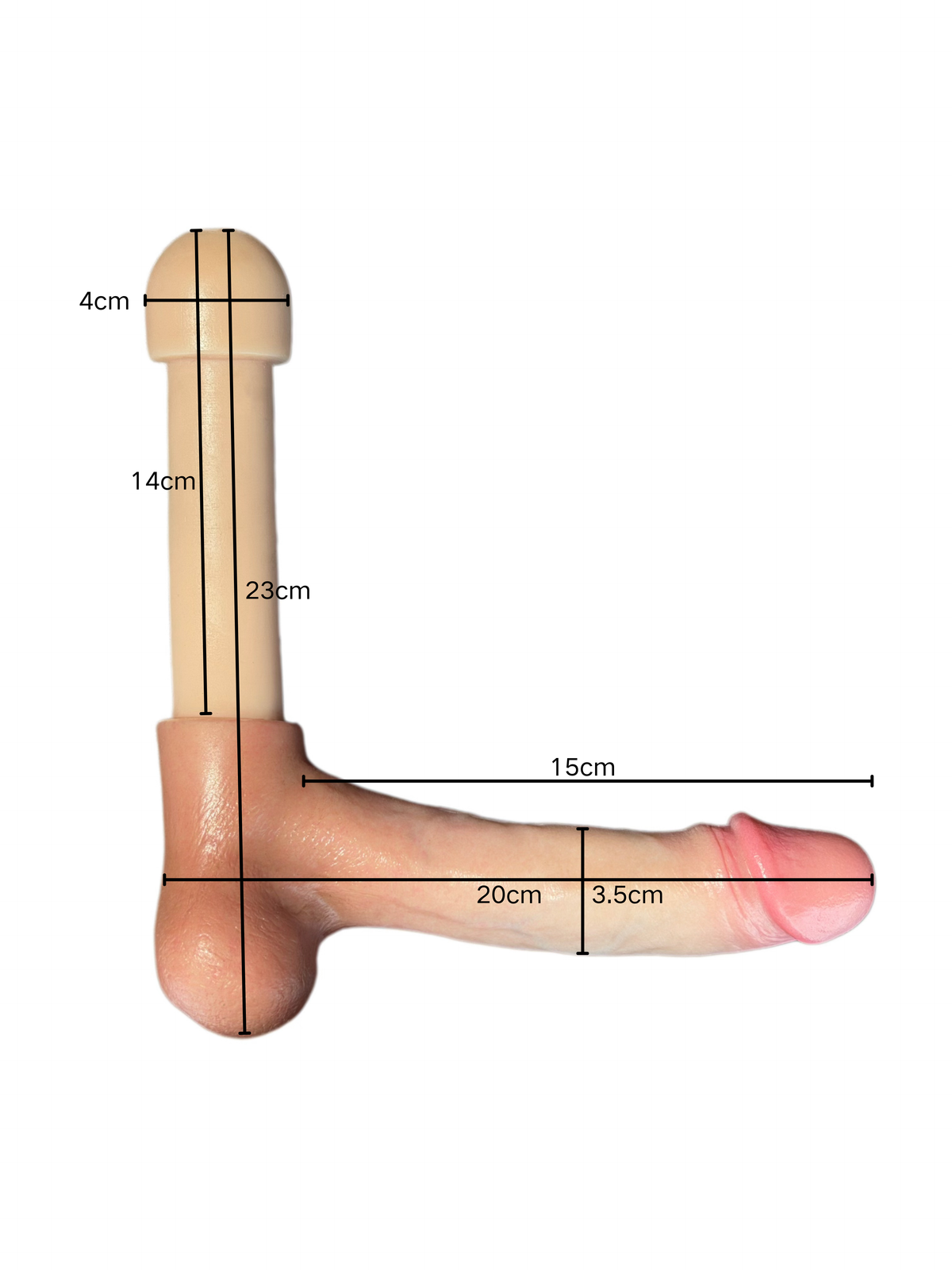 Silicone Sex Doll Penis Adapter