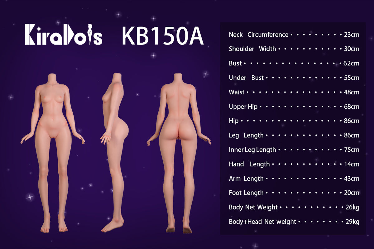 Tsumugi #KH003 -  Kiradols 150cm/4'11" A-Cup Anime Silicone Sex Doll