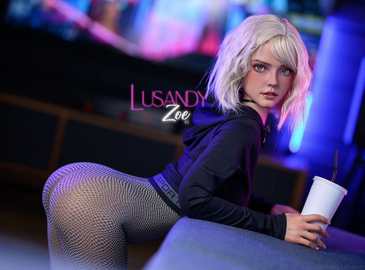 Zoe - Lusandy 161cm/5'3" D-Cup Silicone Doll