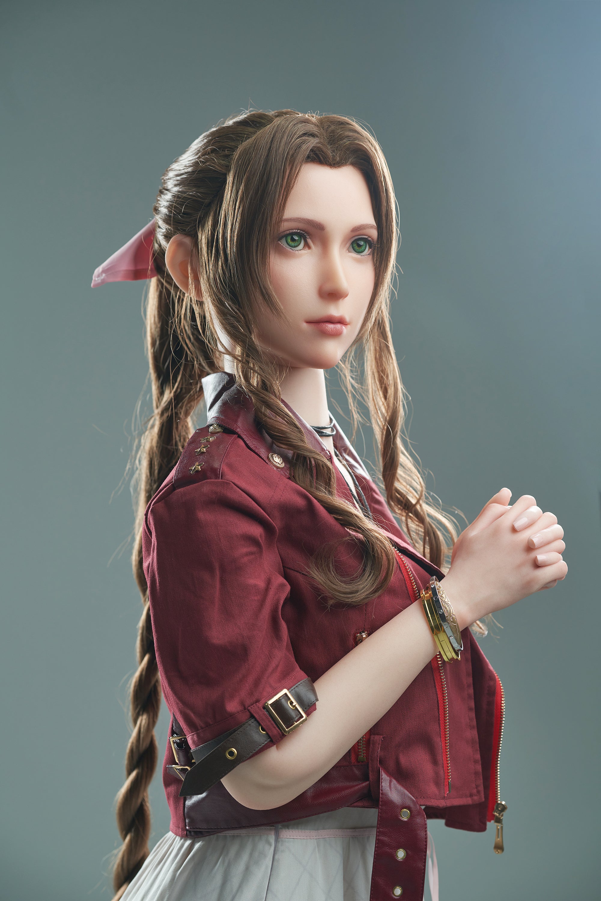 Poupée en Silicone Game Lady Aerith 167cm/5'5" avec Poitrine en D