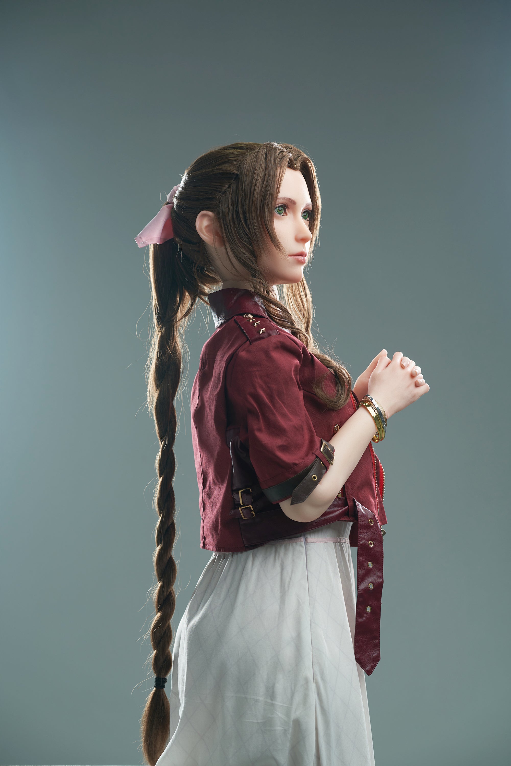 Poupée en Silicone Game Lady Aerith 167cm/5'5" avec Poitrine en D