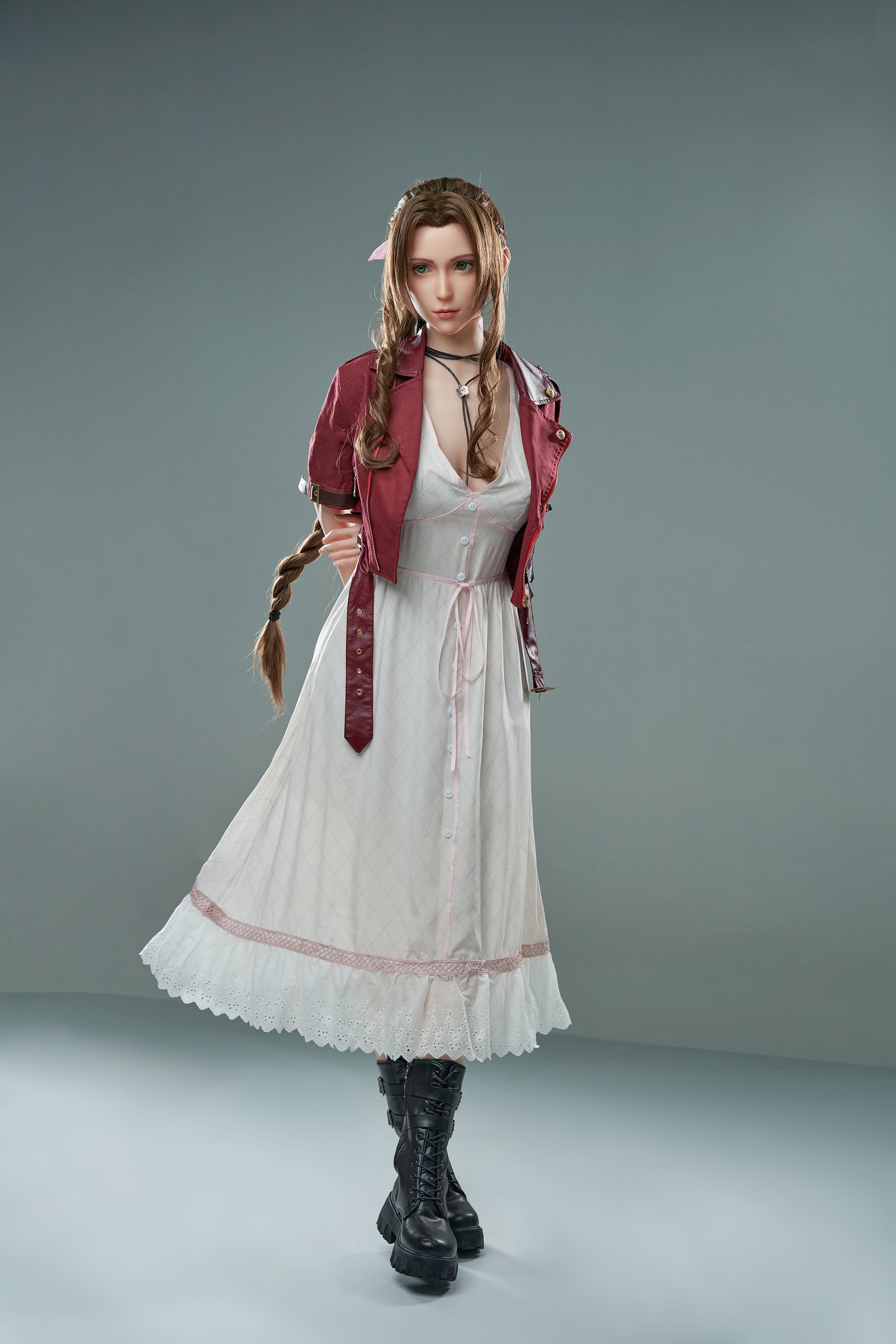 Poupée en Silicone Game Lady Aerith 167cm/5'5" avec Poitrine en D