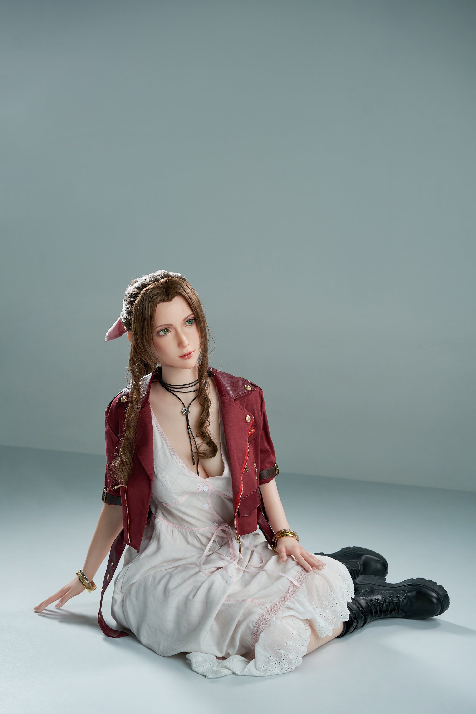 Poupée en Silicone Game Lady Aerith 167cm/5'5" avec Poitrine en D