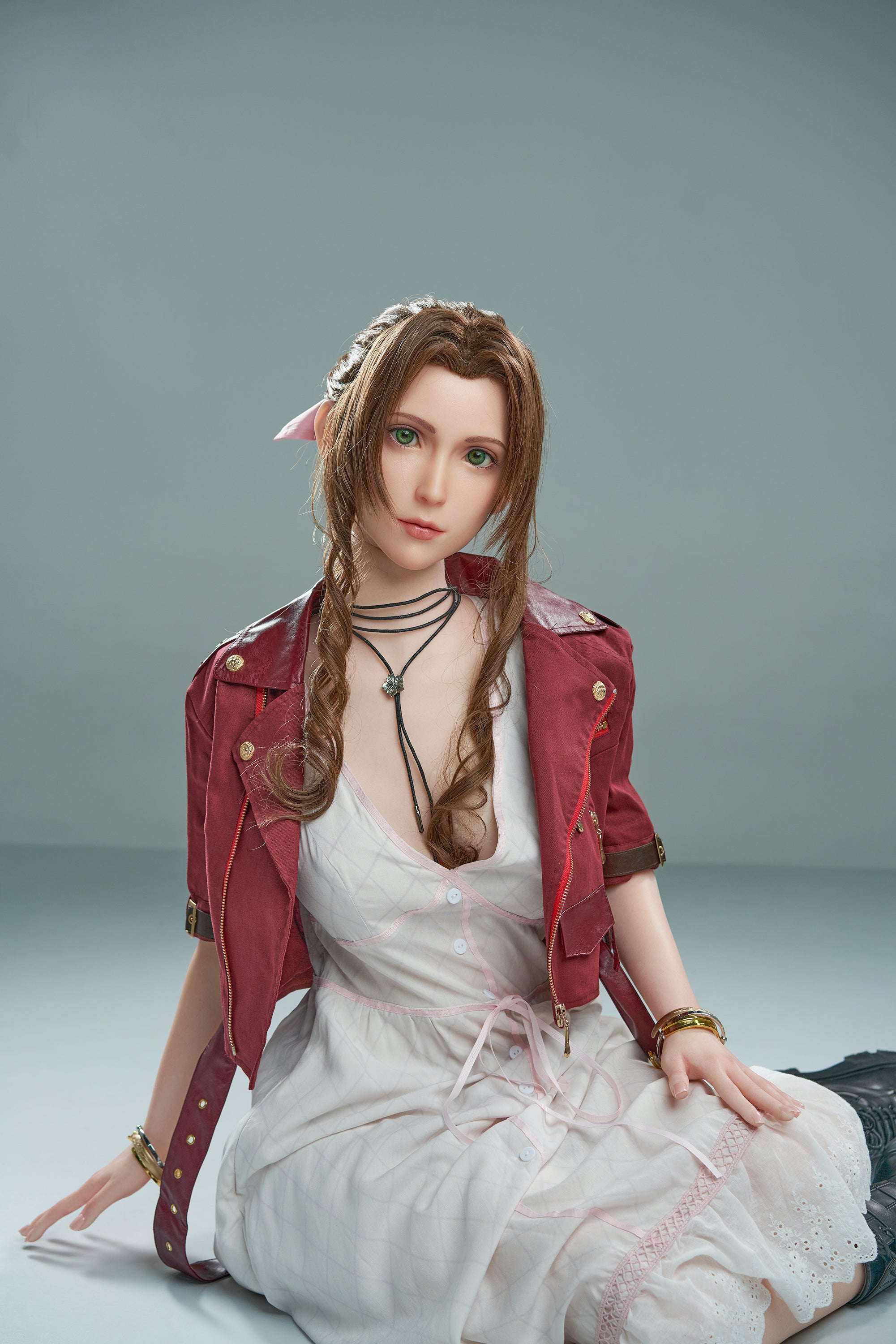 Poupée en Silicone Game Lady Aerith 167cm/5'5" avec Poitrine en D
