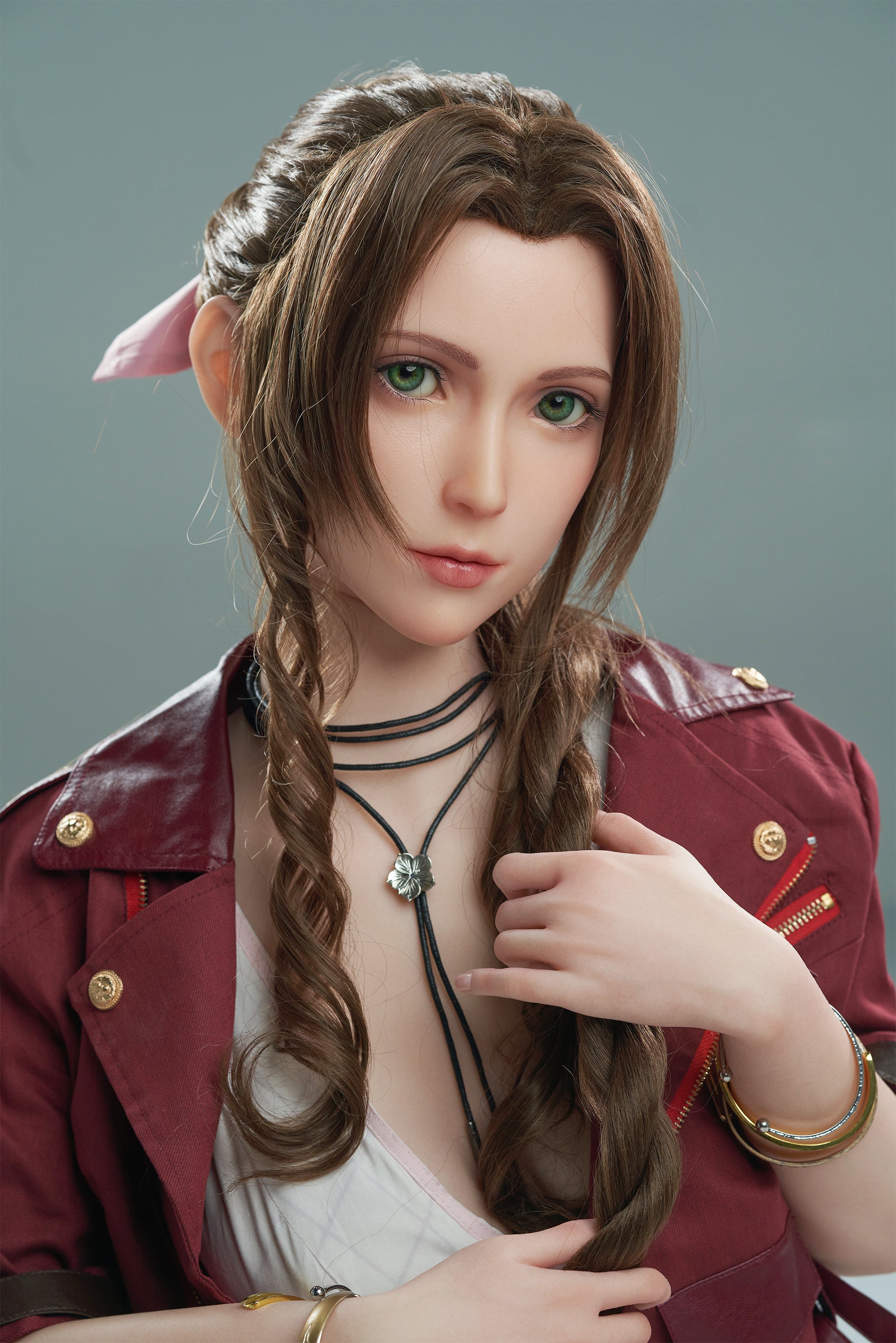 Poupée en Silicone Game Lady Aerith 167cm/5'5" avec Poitrine en D