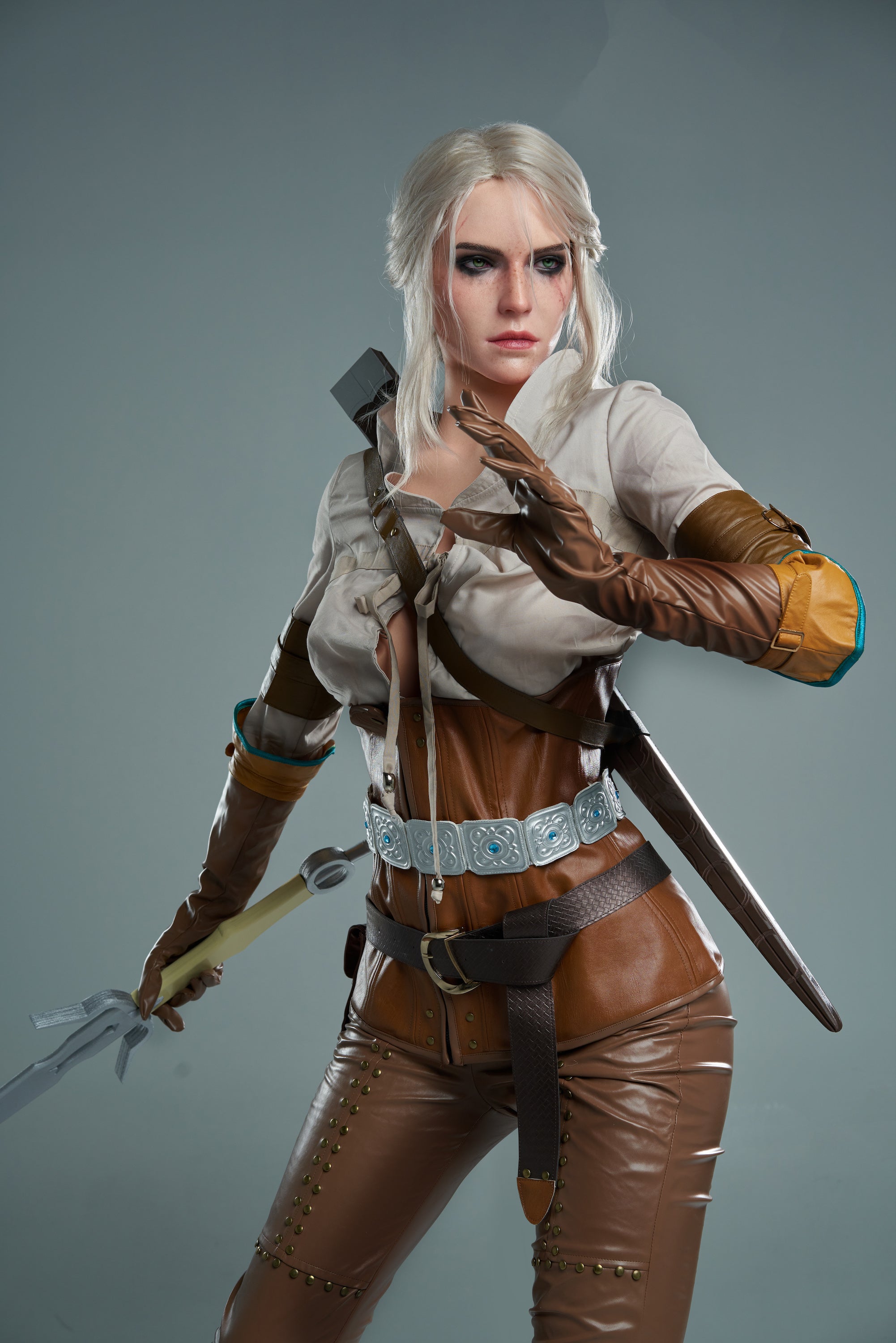 Game Lady Ciri 168cm/5'6" E-Cup Silicone Doll
