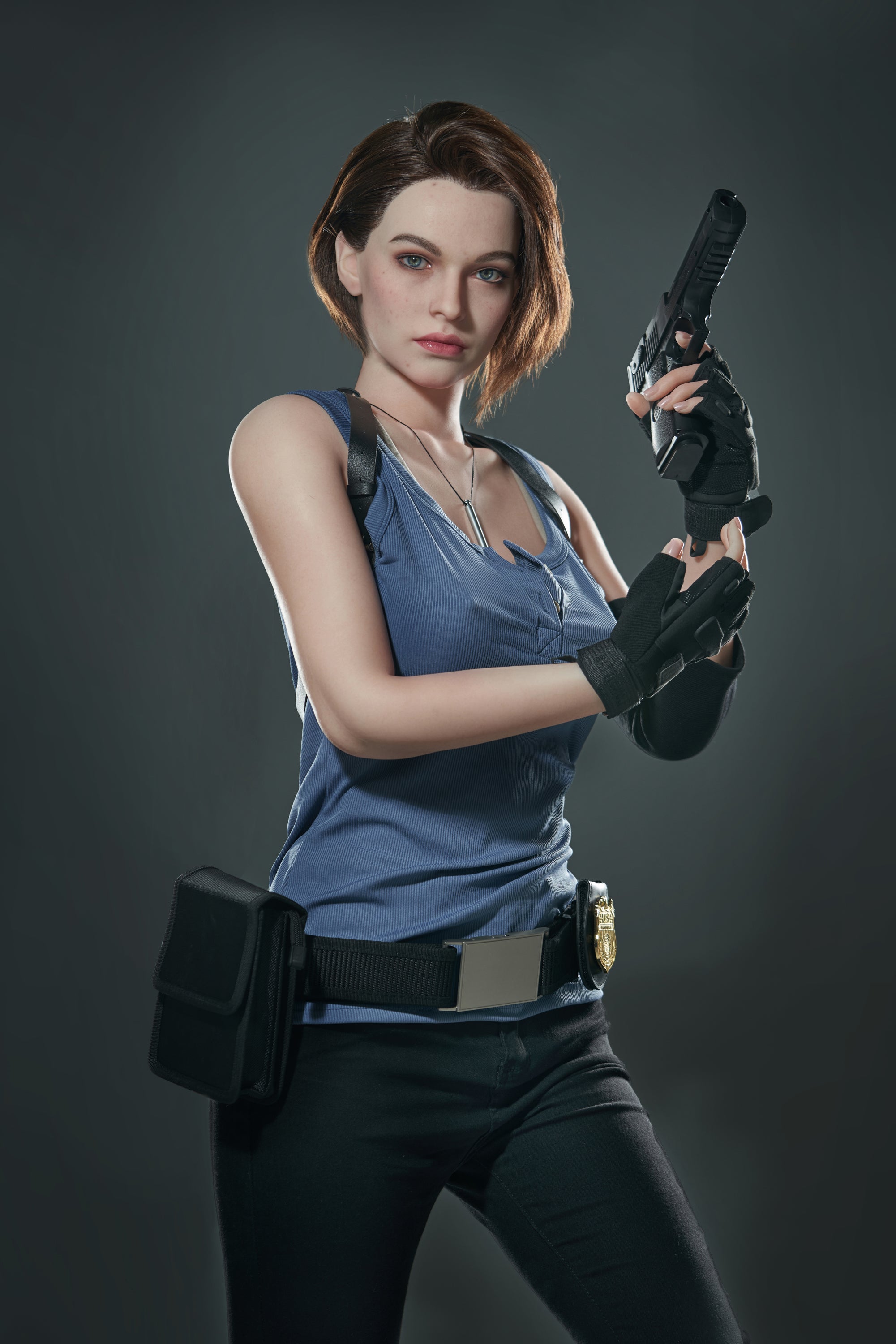 Game Lady Jill Valentine 168cm/5'6" E-Cup Silicone Doll