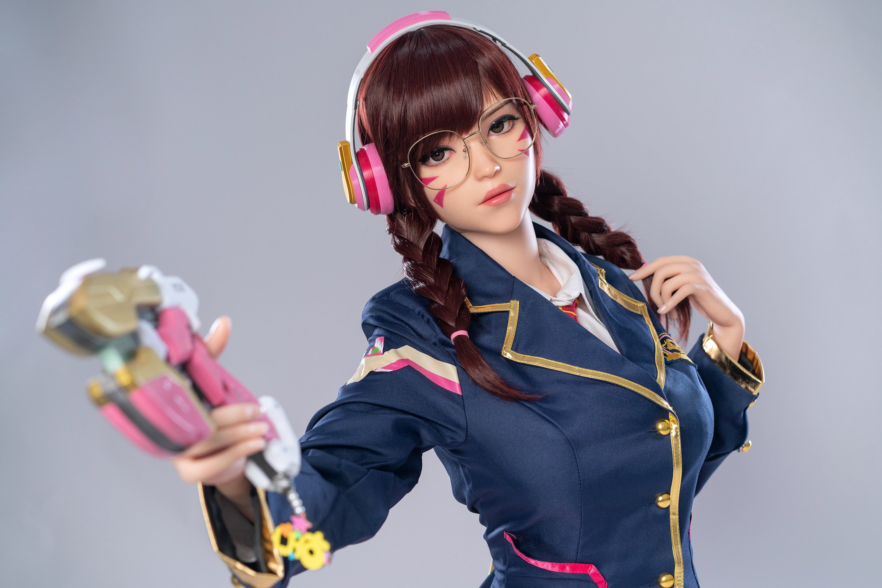 Poupée en Silicone Game Lady D.va 166cm/5'5" avec Poitrine en E
