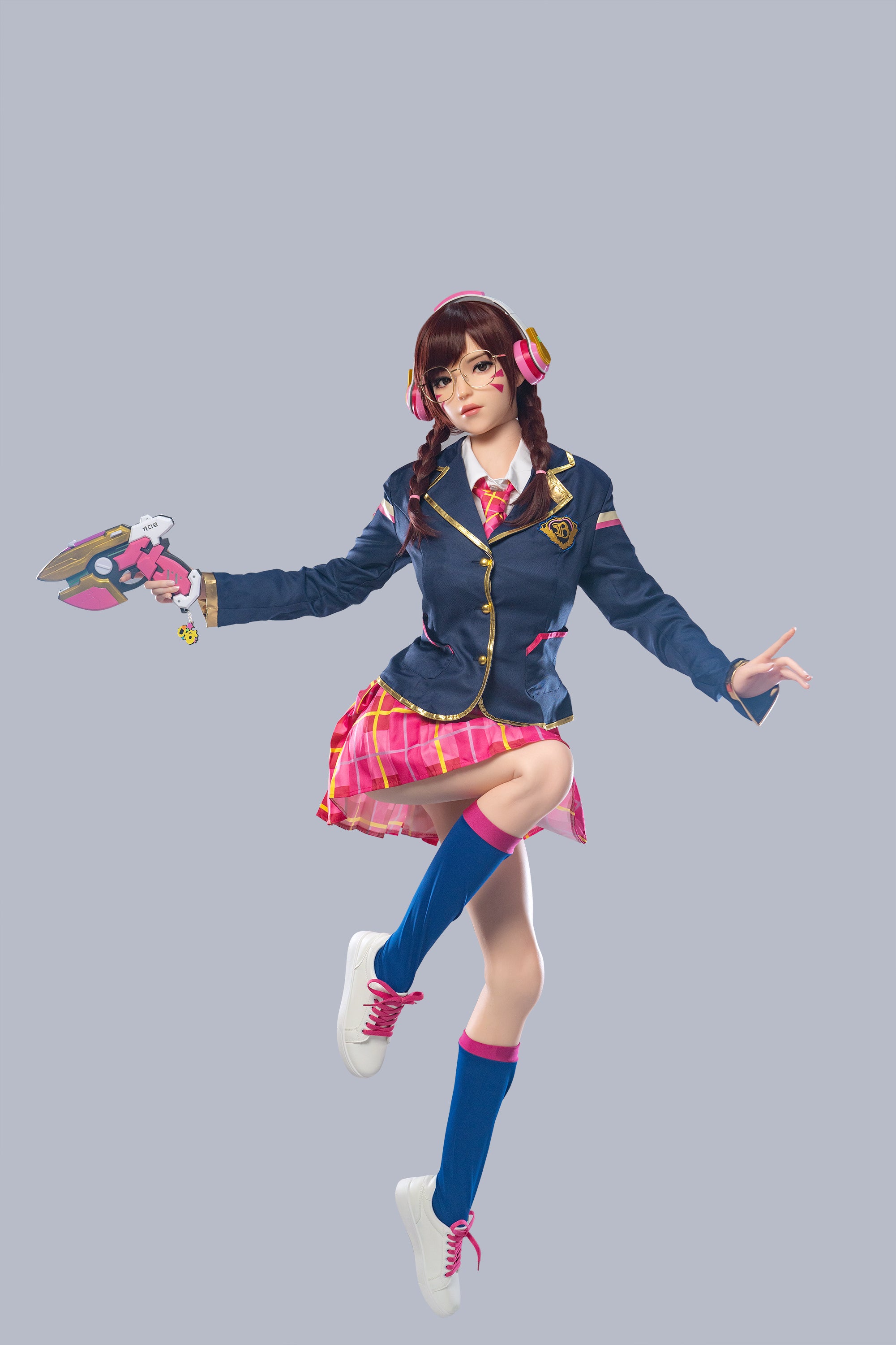Poupée en Silicone Game Lady D.va 166cm/5'5" avec Poitrine en E