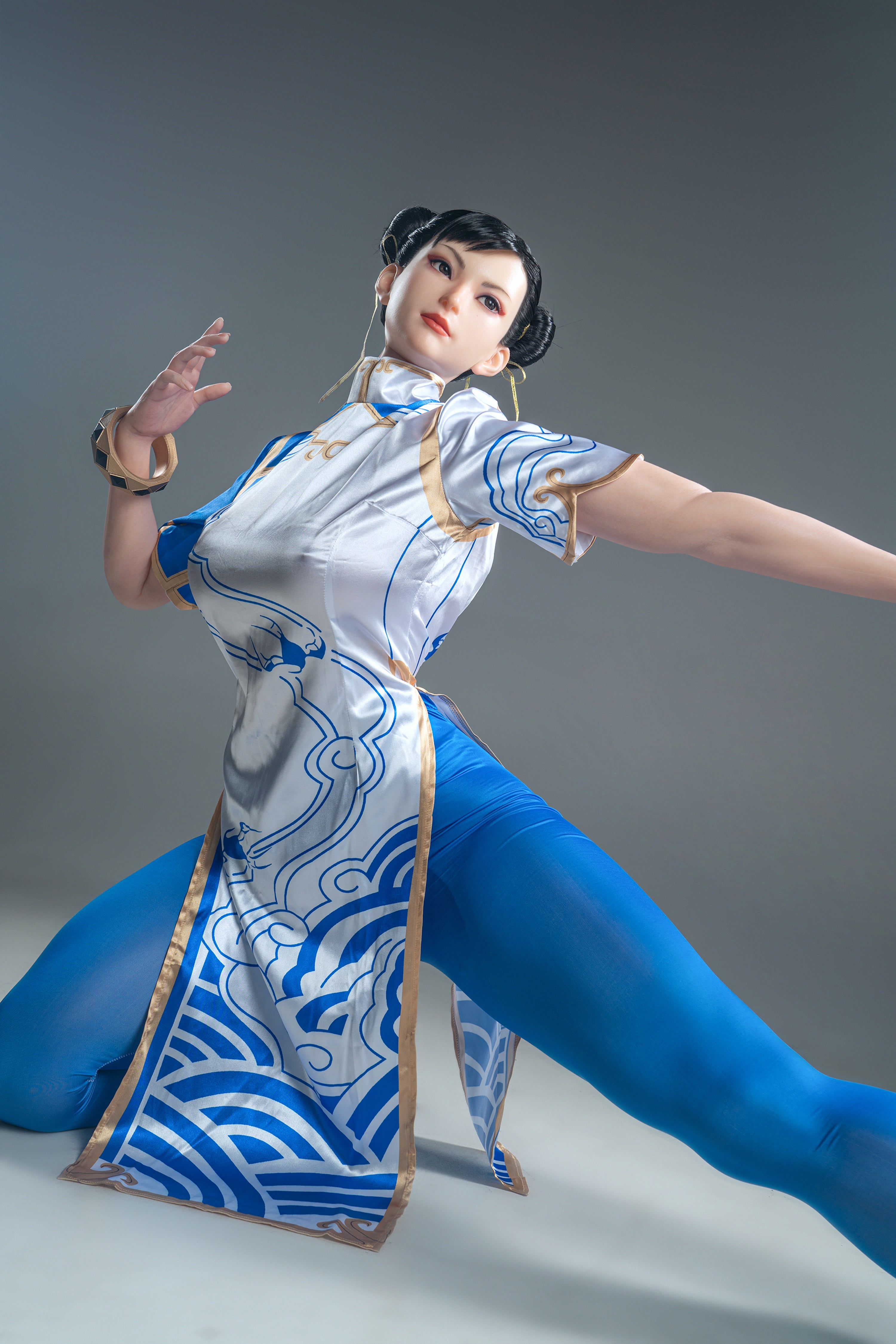 Game Lady ChunLi 169cm/5'6" F-Cup Silicone Doll