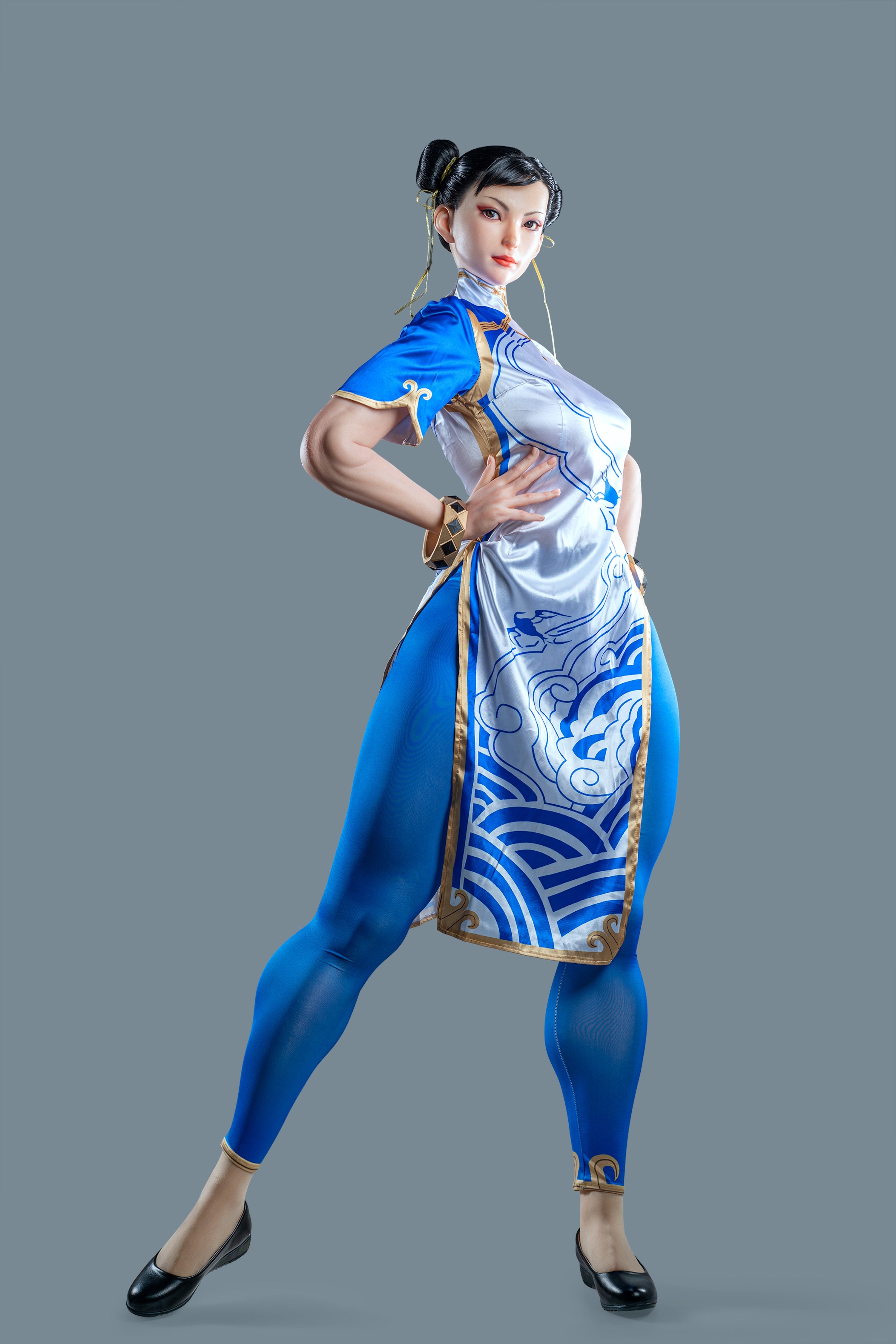 Game Lady ChunLi 169cm/5'6" F-Cup Silicone Doll