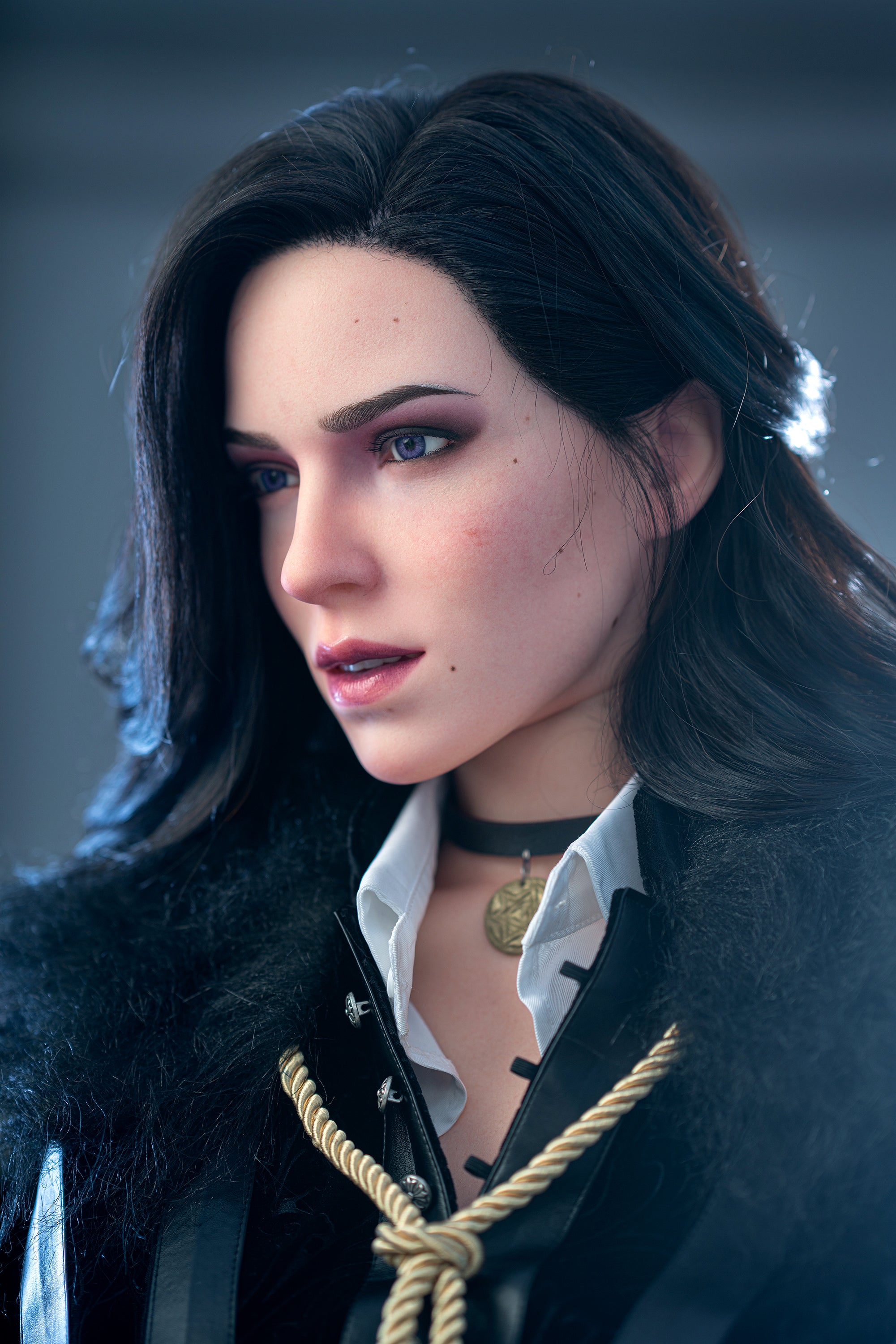 Poupée en silicone Yennefer (jeu vidéo) 168 cm/5'6" bonnet E