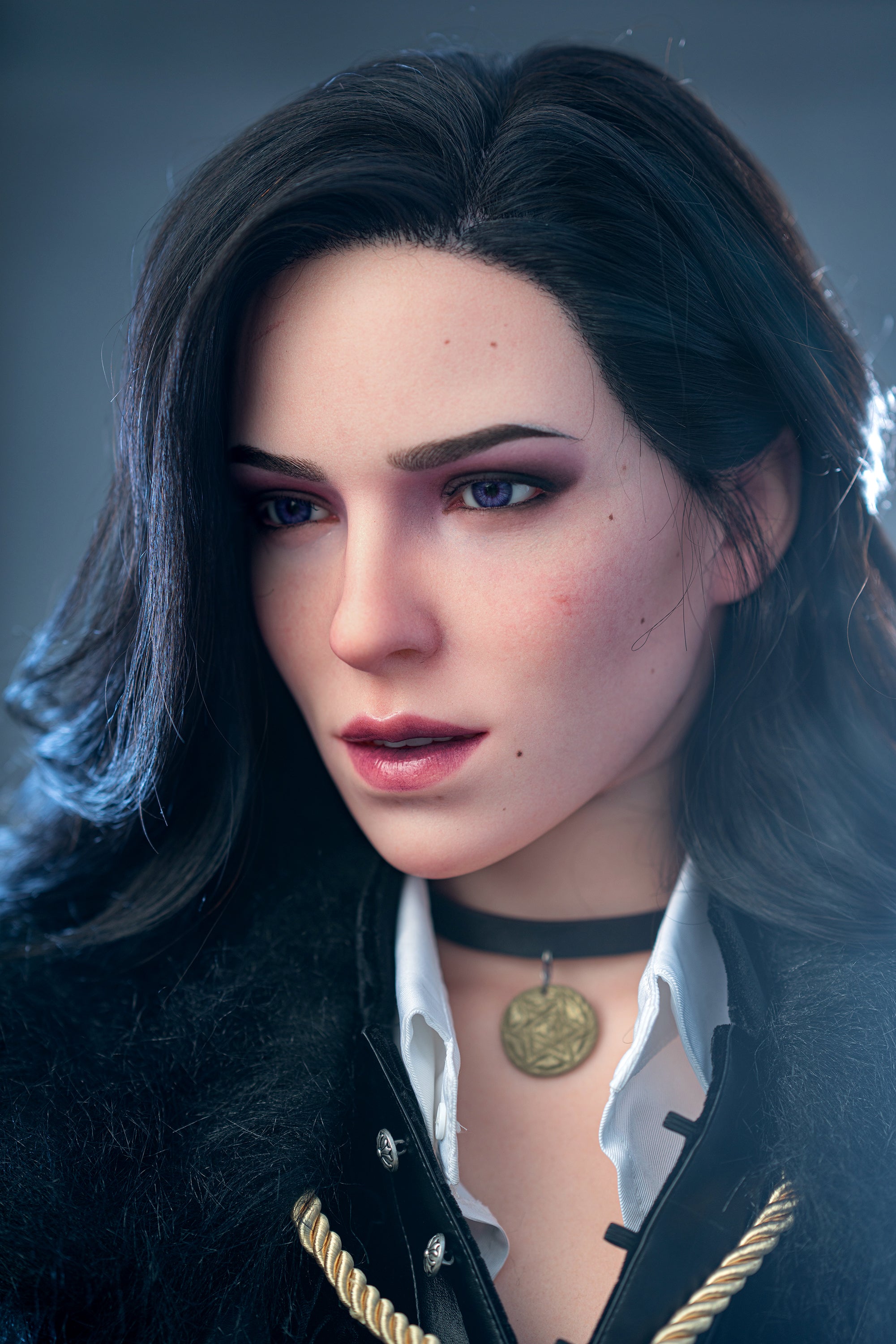 Poupée en silicone Yennefer (jeu vidéo) 168 cm/5'6" bonnet E