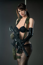 Poupée sexuelle en silicone Game Lady Quiet 168cm/5'6" bonnet E