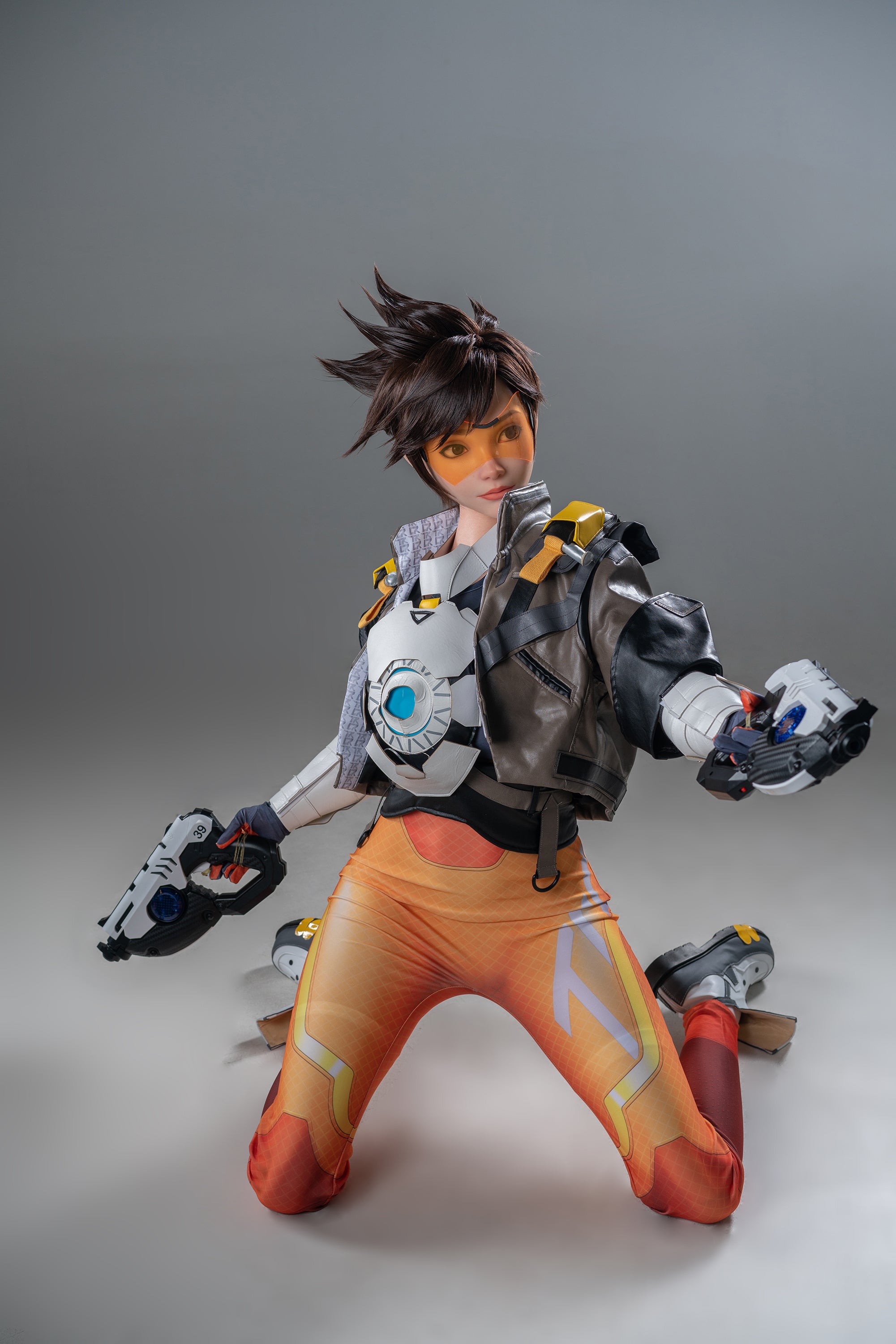 Poupée en silicone Game Lady Tracer 167 cm/5'5" avec bonnets en D