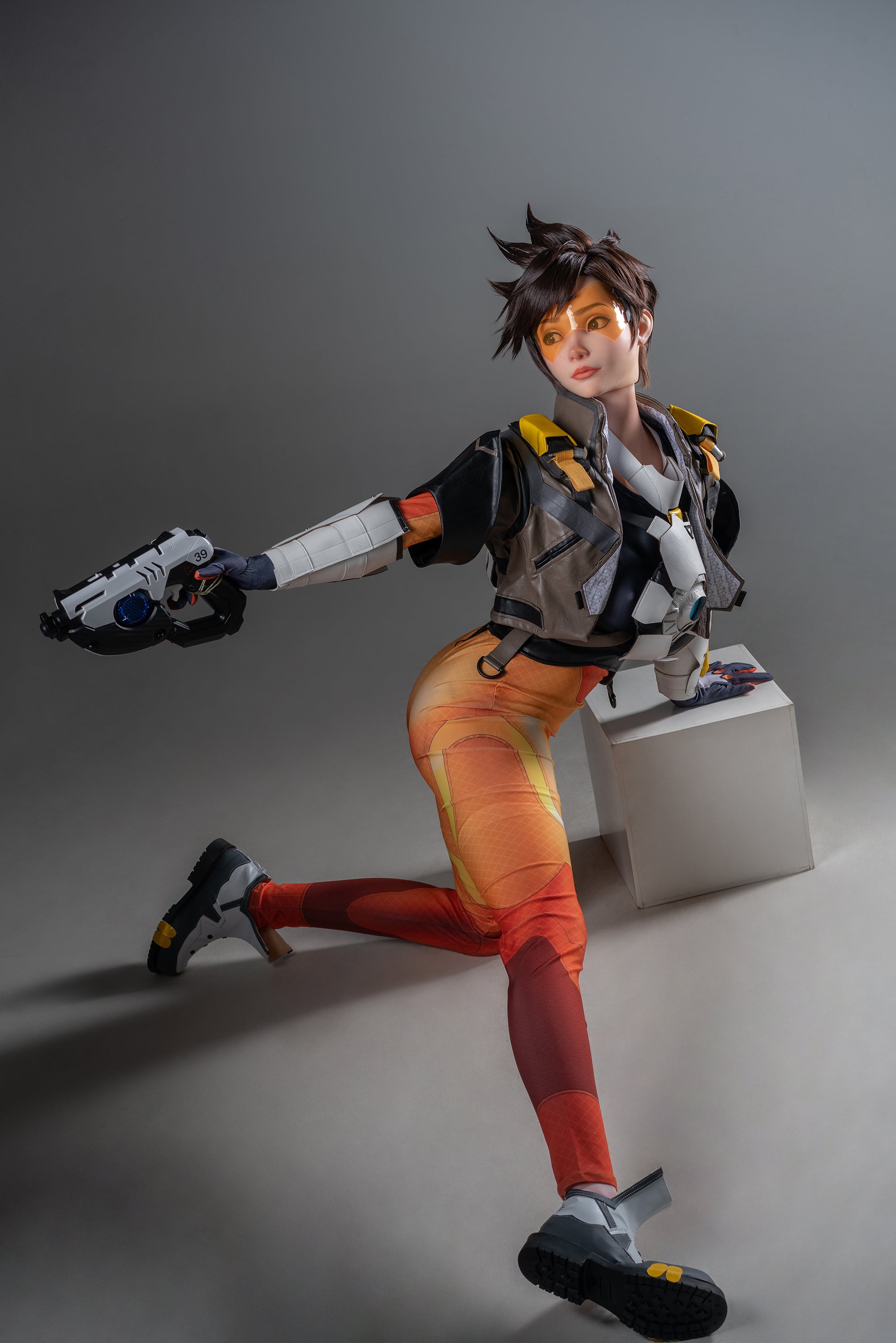 Poupée en silicone Game Lady Tracer 167 cm/5'5" avec bonnets en D