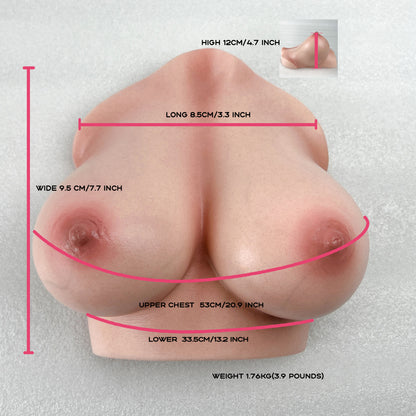 Climax Doll Silicone Breast #53 Cinnamon