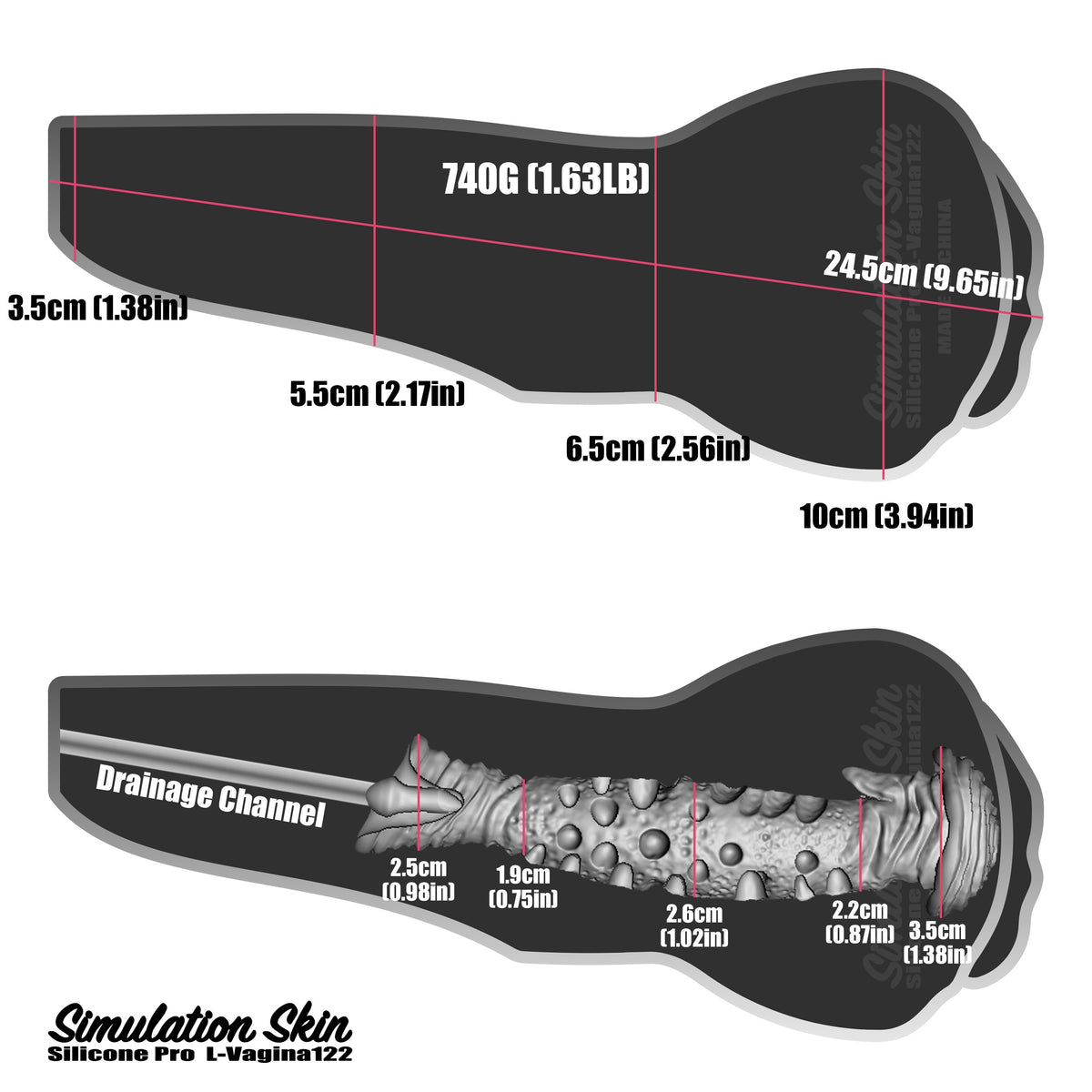 Climax Doll Silicone Masturbator Cup #122