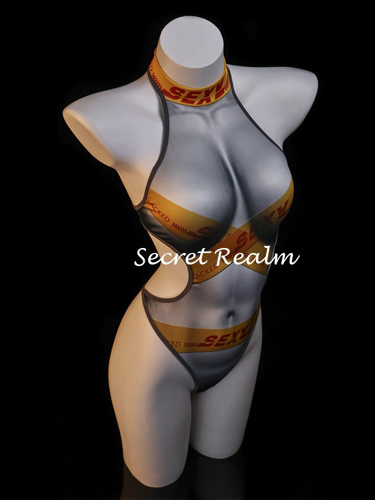 Danger Game Sheer Mesh Bodysuit