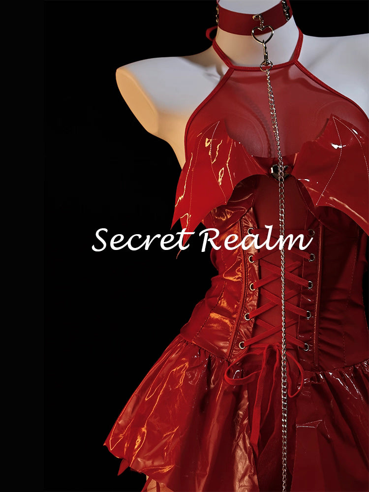 Sexy Little Devil Red Uniform Set