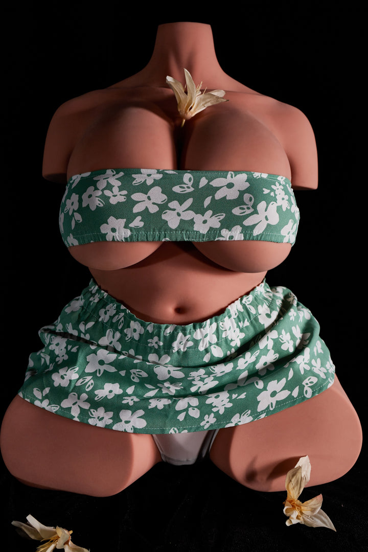 Climax STPE Torse de poupée sexuelle 75cm/2'6" (bonnet L) 160# Noir [En stock aux États-Unis | Expédition rapide]