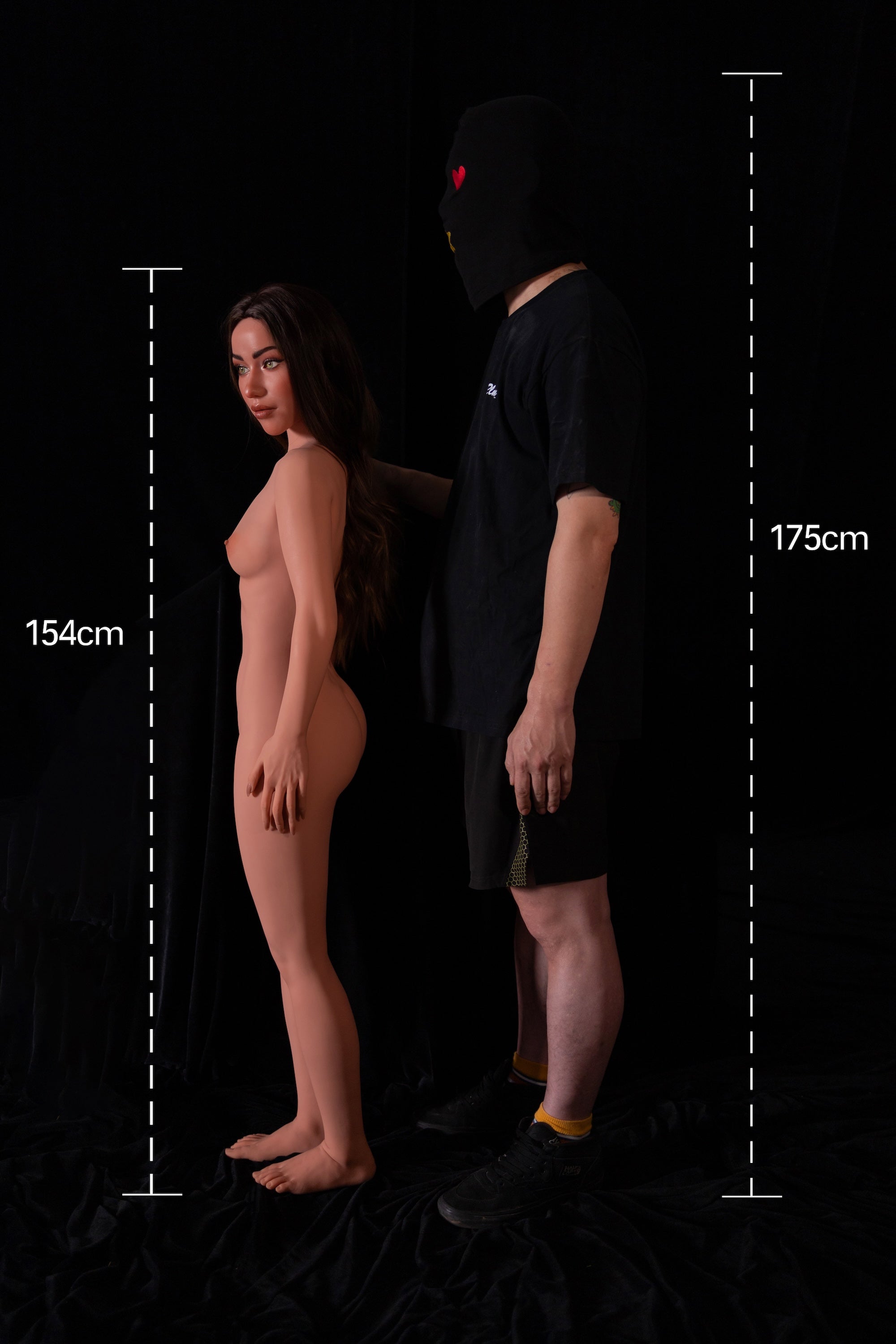 Poupée hybride Climax Doll 157 cm (5'1") bonnet C (corps en TPE + tête en silicone) 