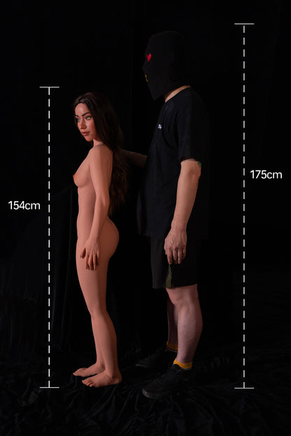 Climax Doll 154cm/5'0" C-Cup Hybrid Doll(TPE Body+Silicone Head)