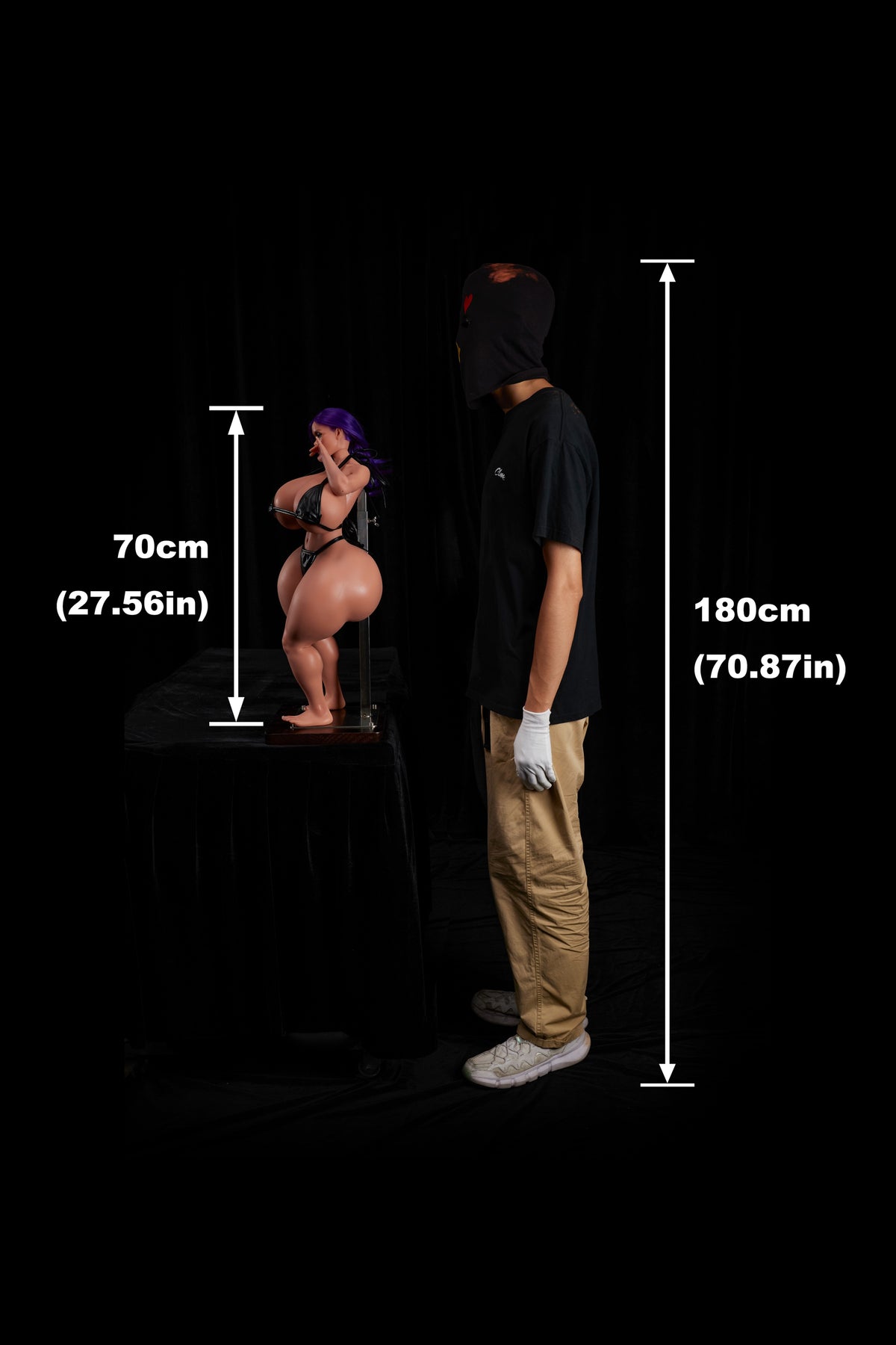 Dazia - Poupée en silicone Climax 70cm/2'4"