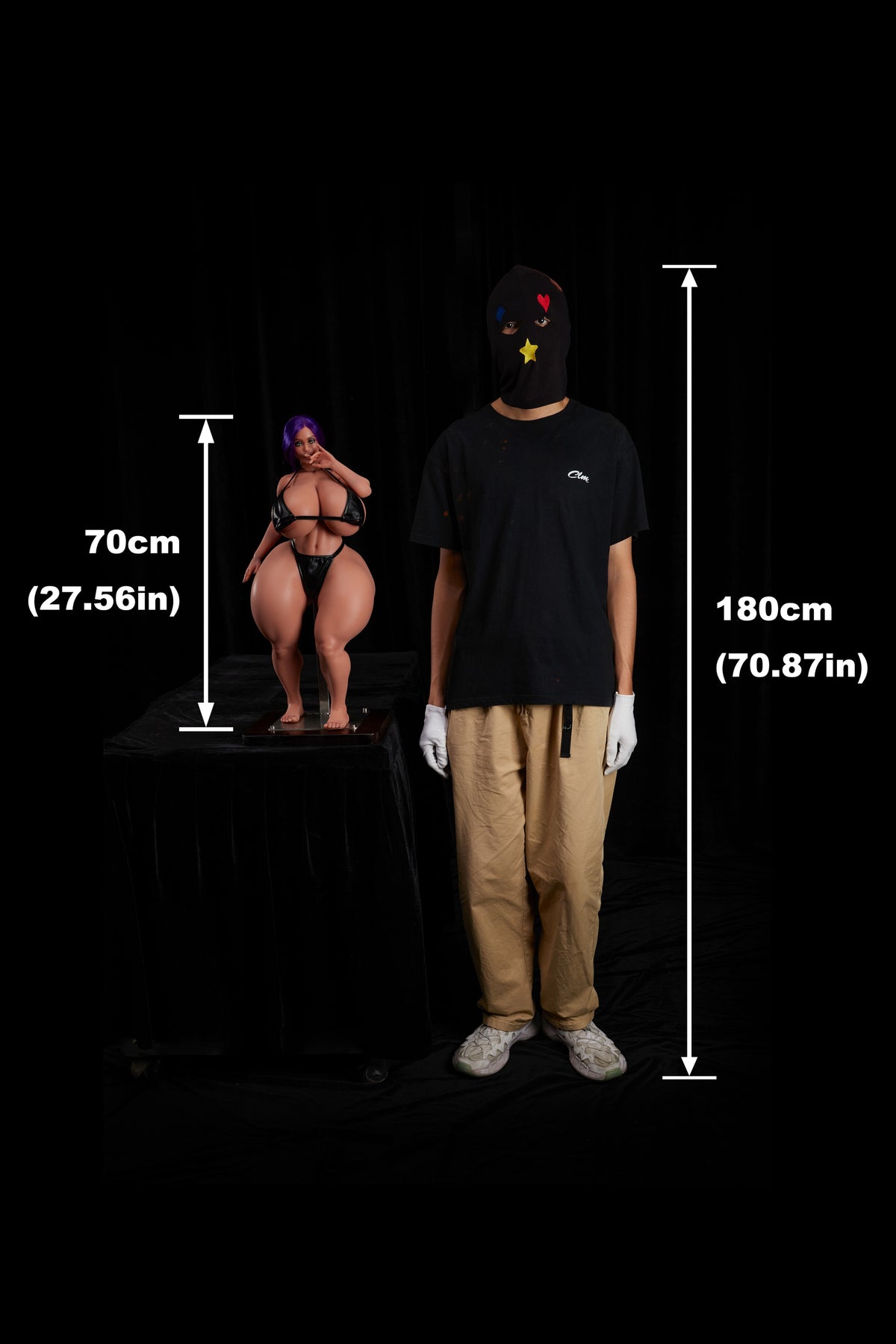 Dazia - Poupée en silicone Climax 70cm/2'4"
