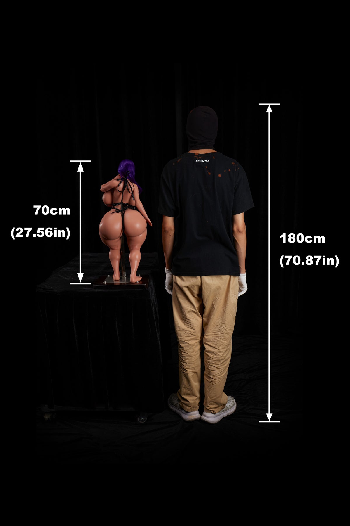 Dazia - Poupée en silicone Climax 70cm/2'4"
