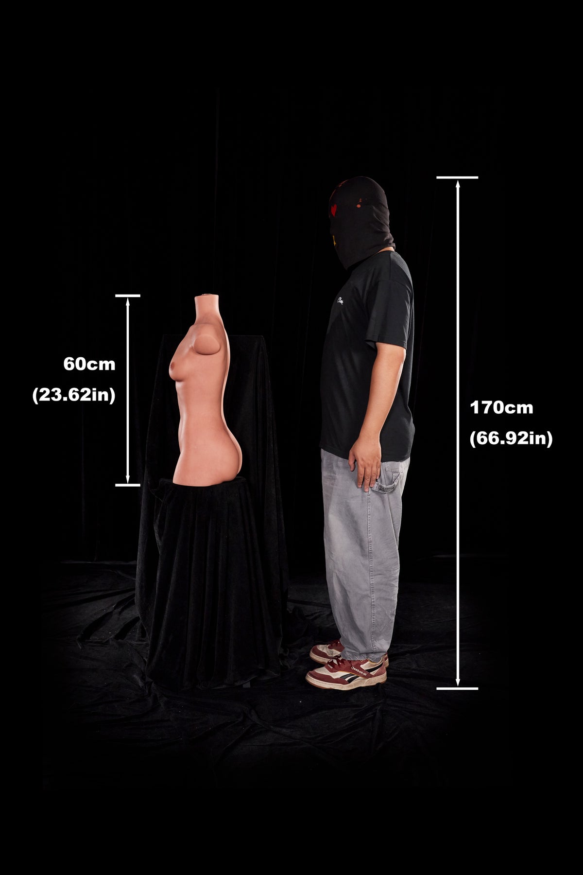 ULW 661# - Climax Doll 60cm/1'11" Torse en silicone Bonnet A