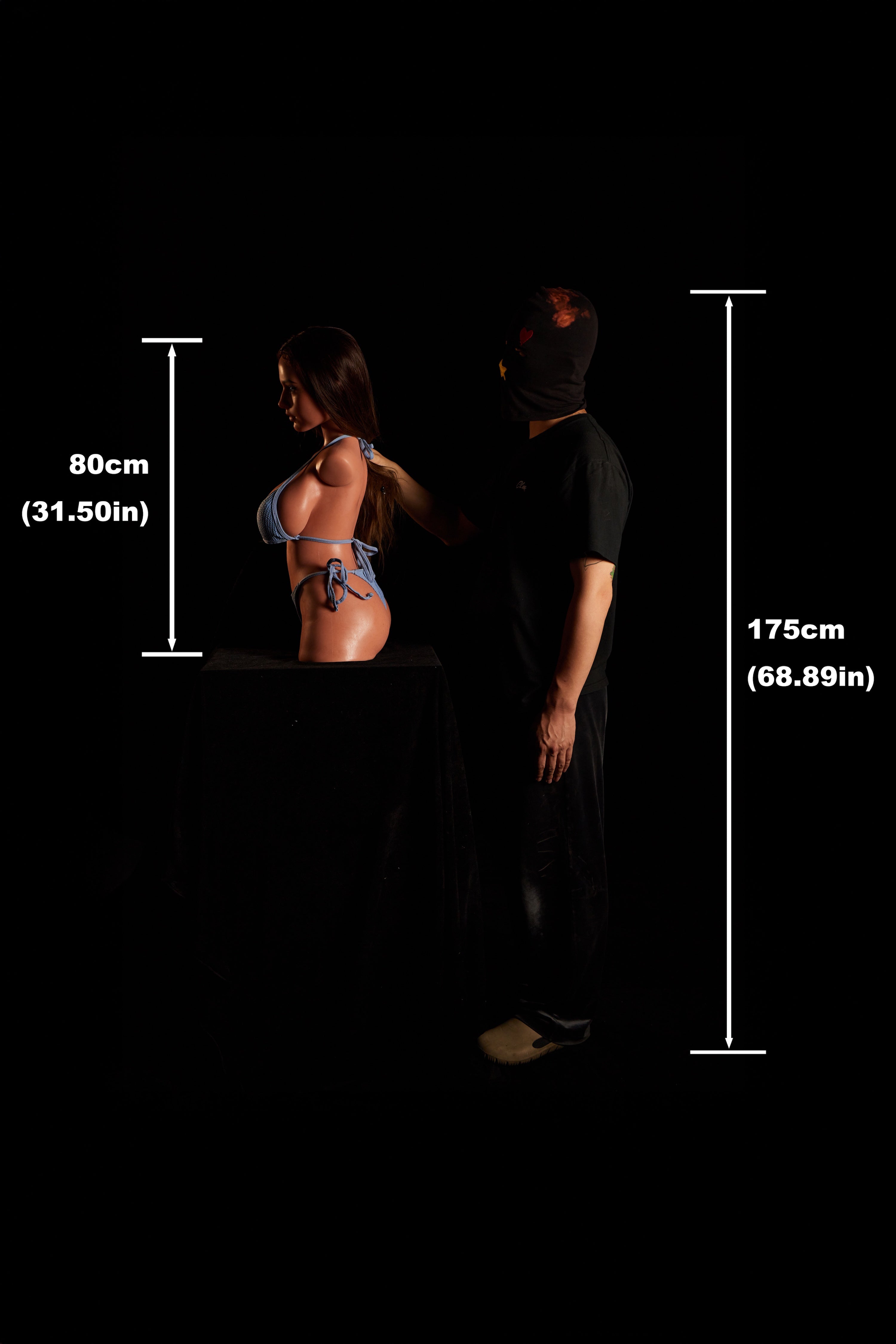 ULW 664# Eliza - Poupée Climax 80cm/2'7" Poupée Torse en Silicone Bonnets G