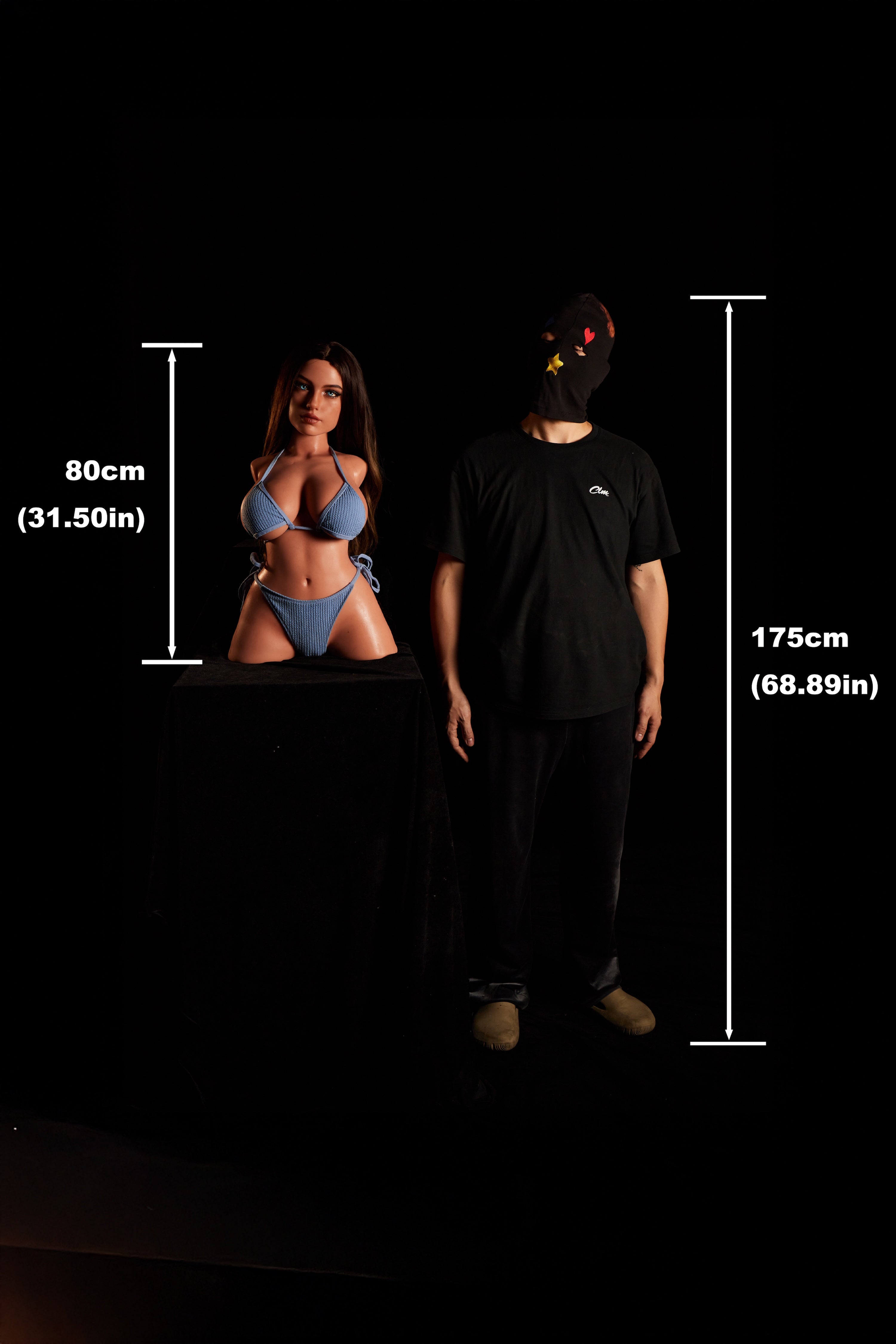ULW 664# Eliza - Poupée Climax 80cm/2'7" Poupée Torse en Silicone Bonnets G