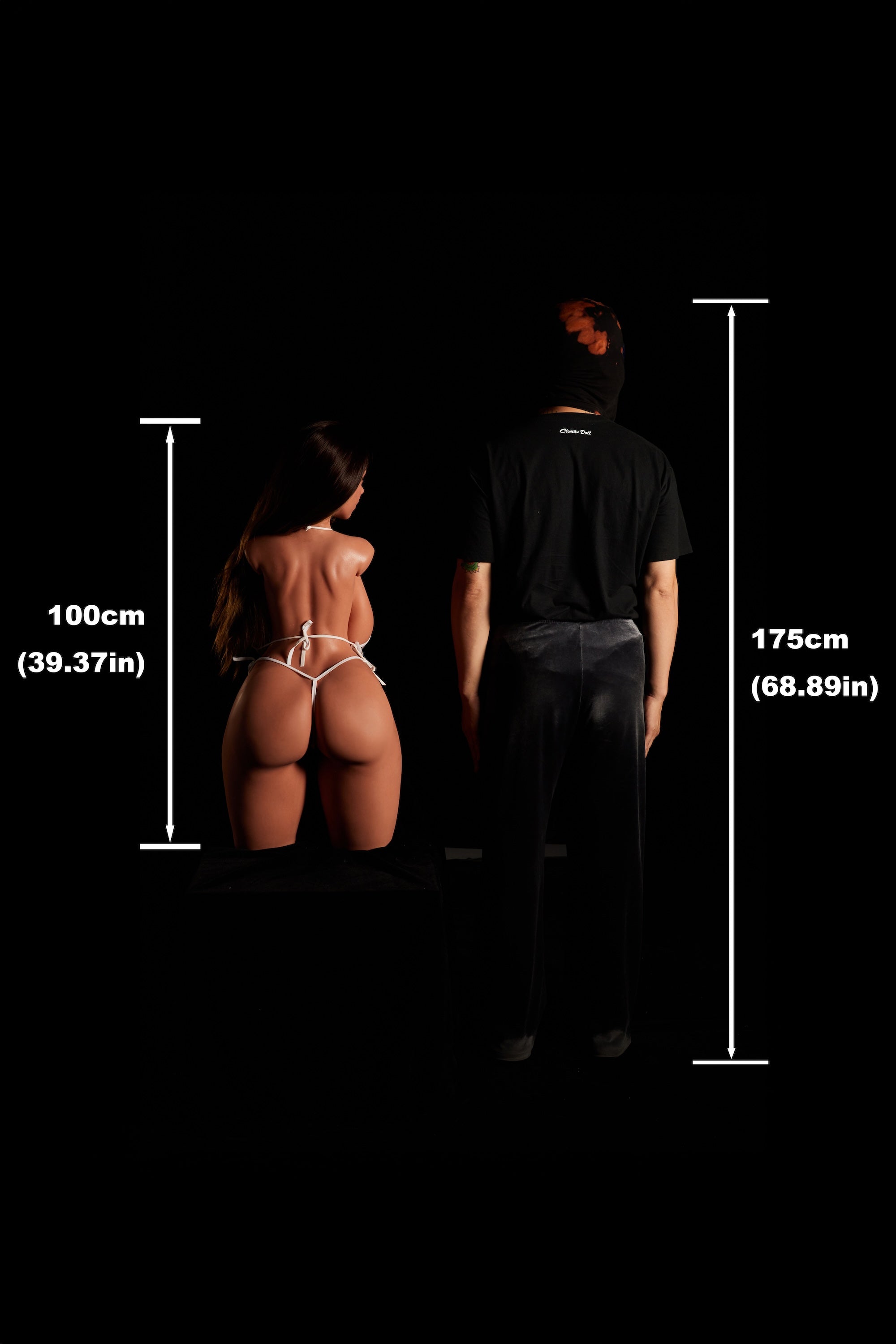 ULW 884# Hazel - Poupée Climax 100 cm/3'3" avec torse en silicone bonnet K