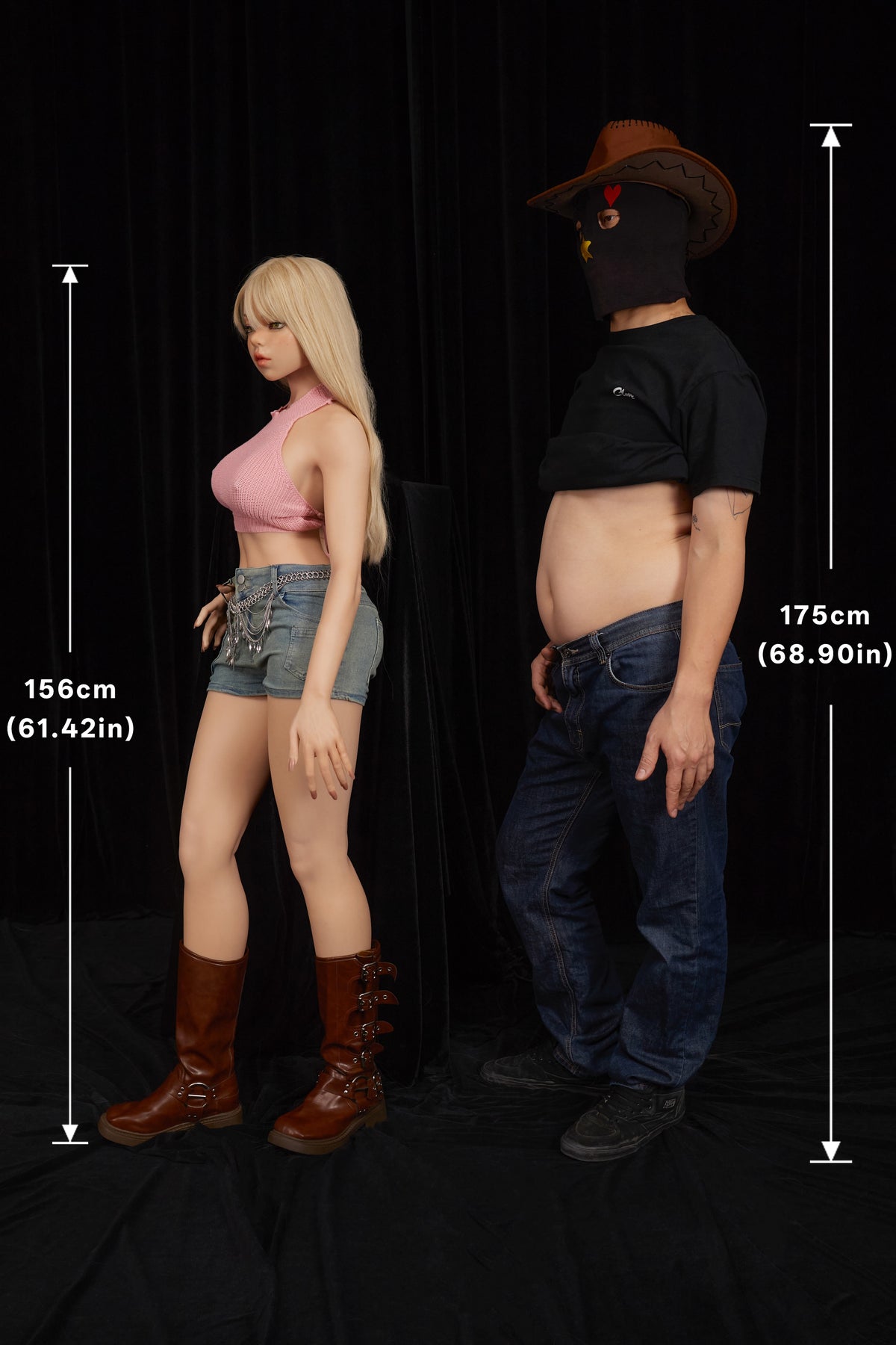 Rhea - Poupée Climax 156 cm/5'1" Poupée en silicone Bonnet F
