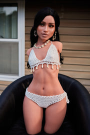 ULW 881# Raven - Climax Doll 100cm/3'3" A-Cup Silicone Torso Doll