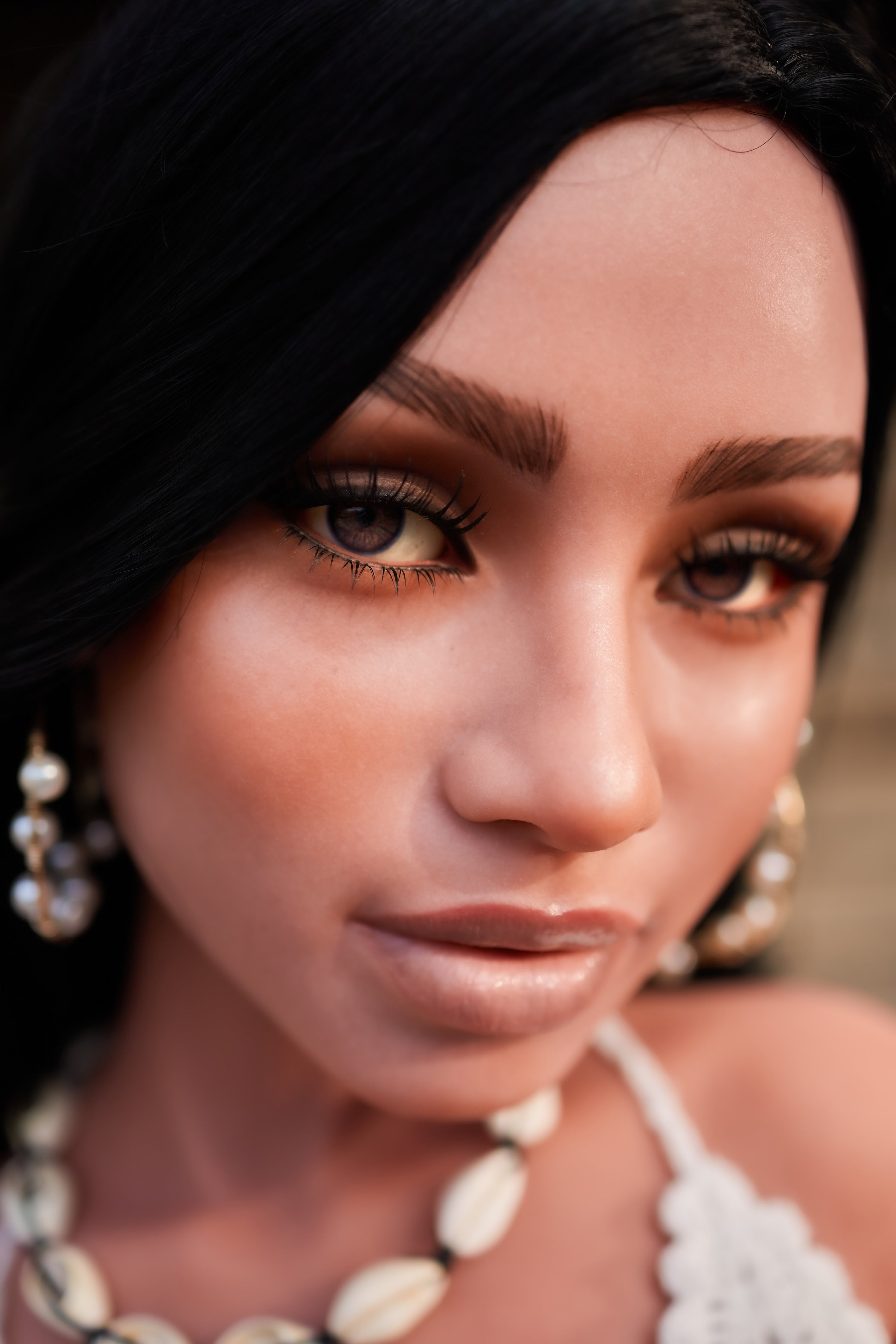 ULW 881# Raven - Climax Doll 100cm/3'3" A-Cup Silicone Torso Doll