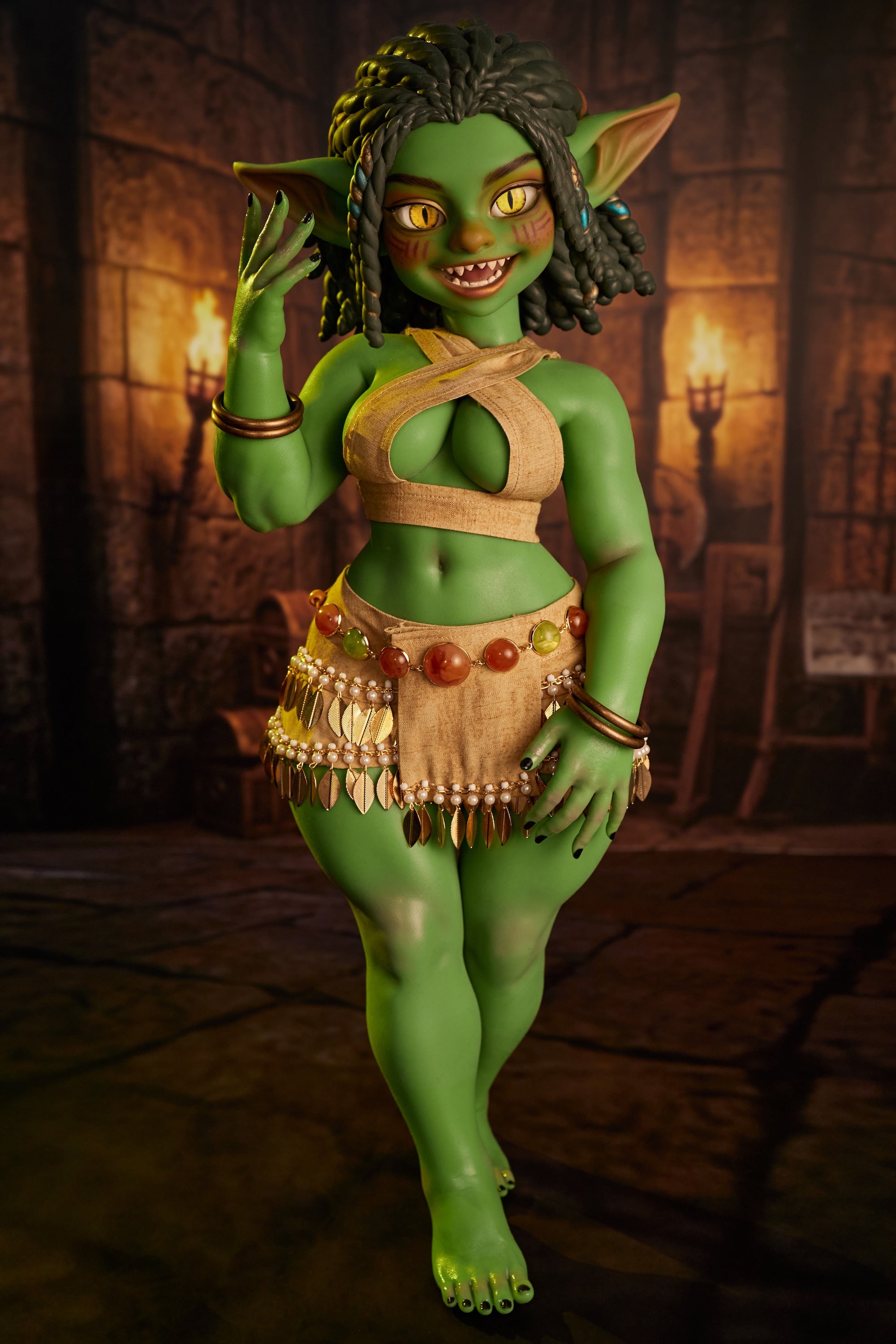 Goblin Girl Kaela(Green) - Climax Doll 70cm/2'4" Silicone Doll