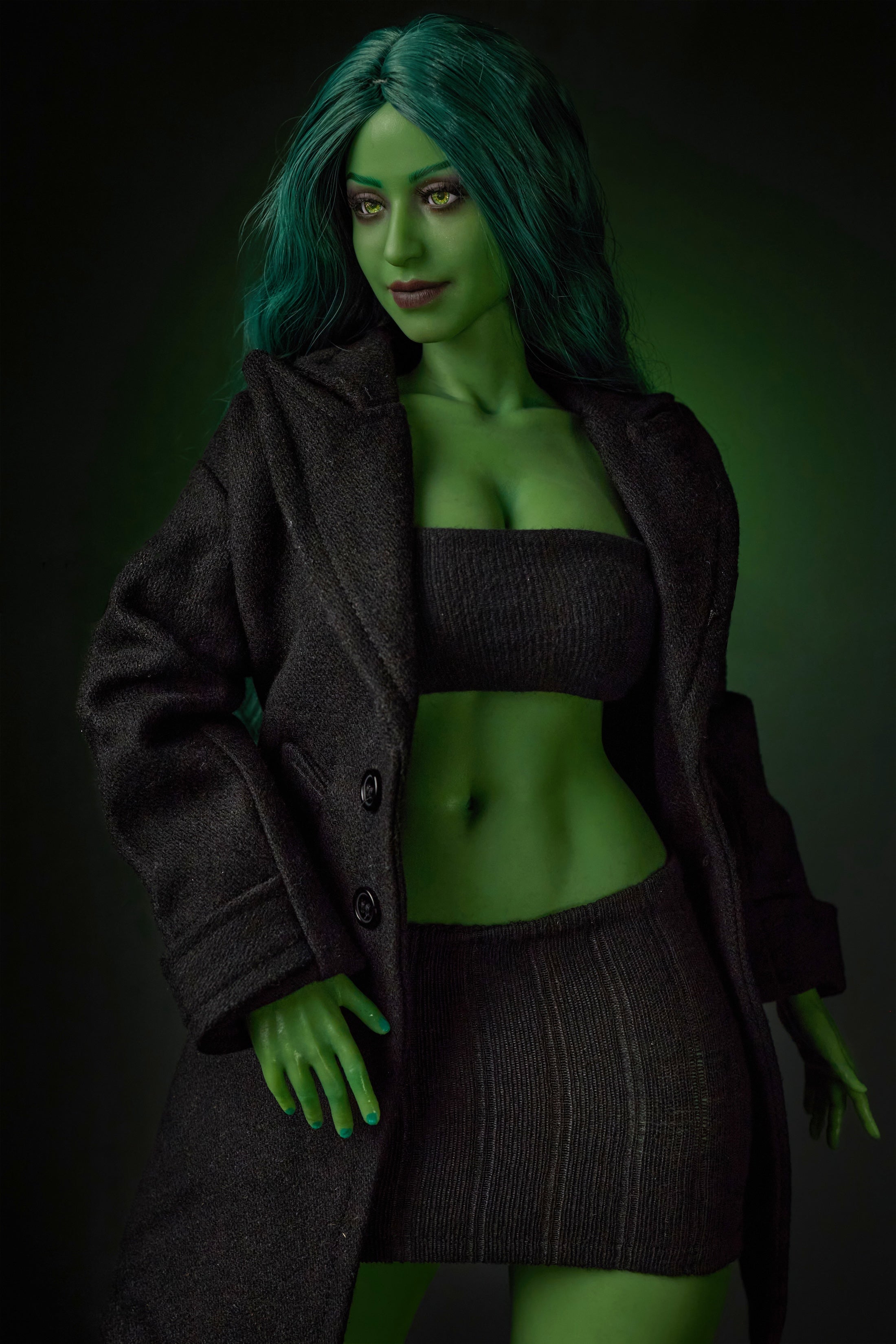 KA Renee - Climax Doll 70cm/2'4" Silicone Doll (Green)