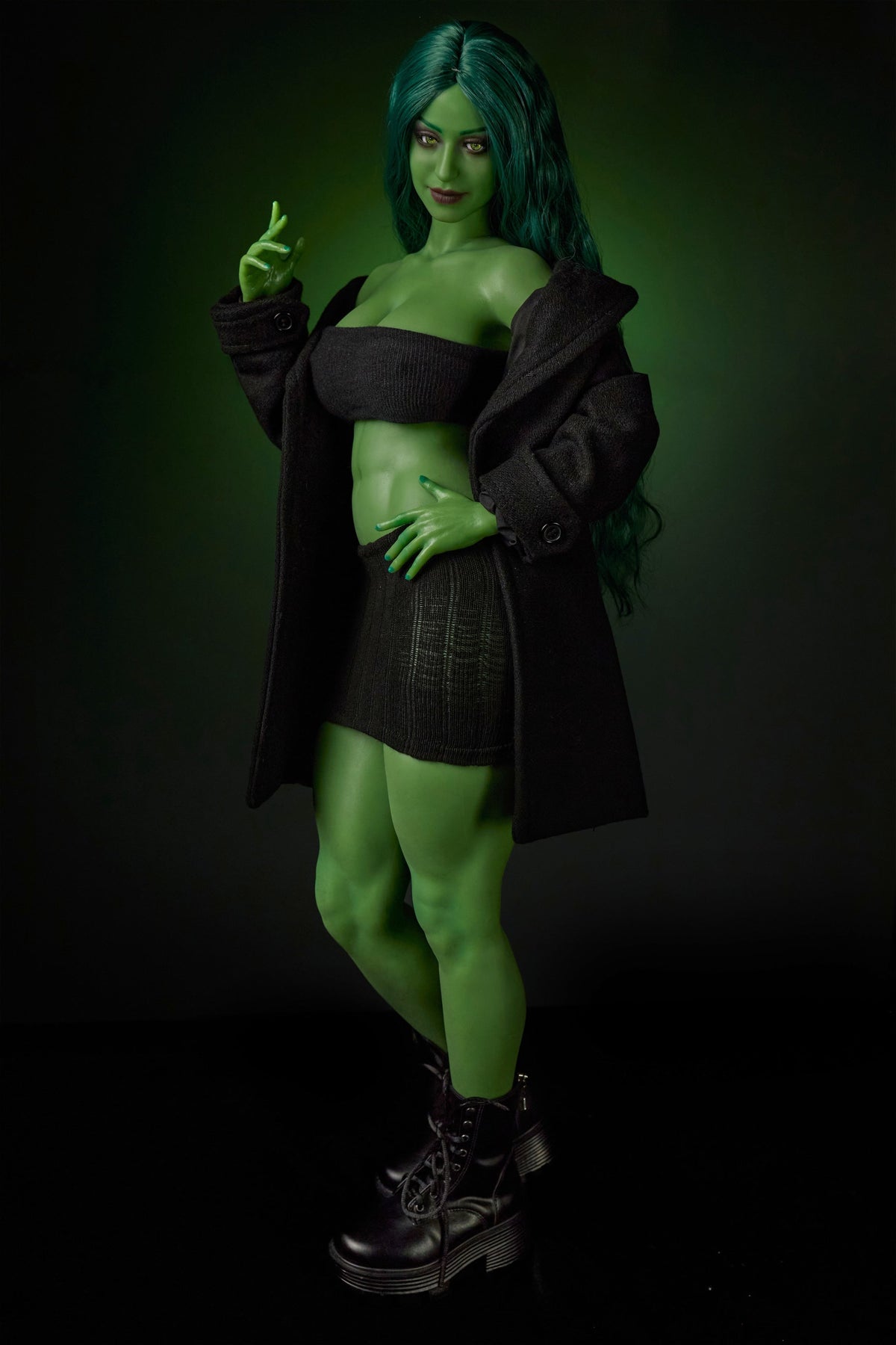KA Renee - Climax Doll 70cm/2'4" Silicone Doll (Green)