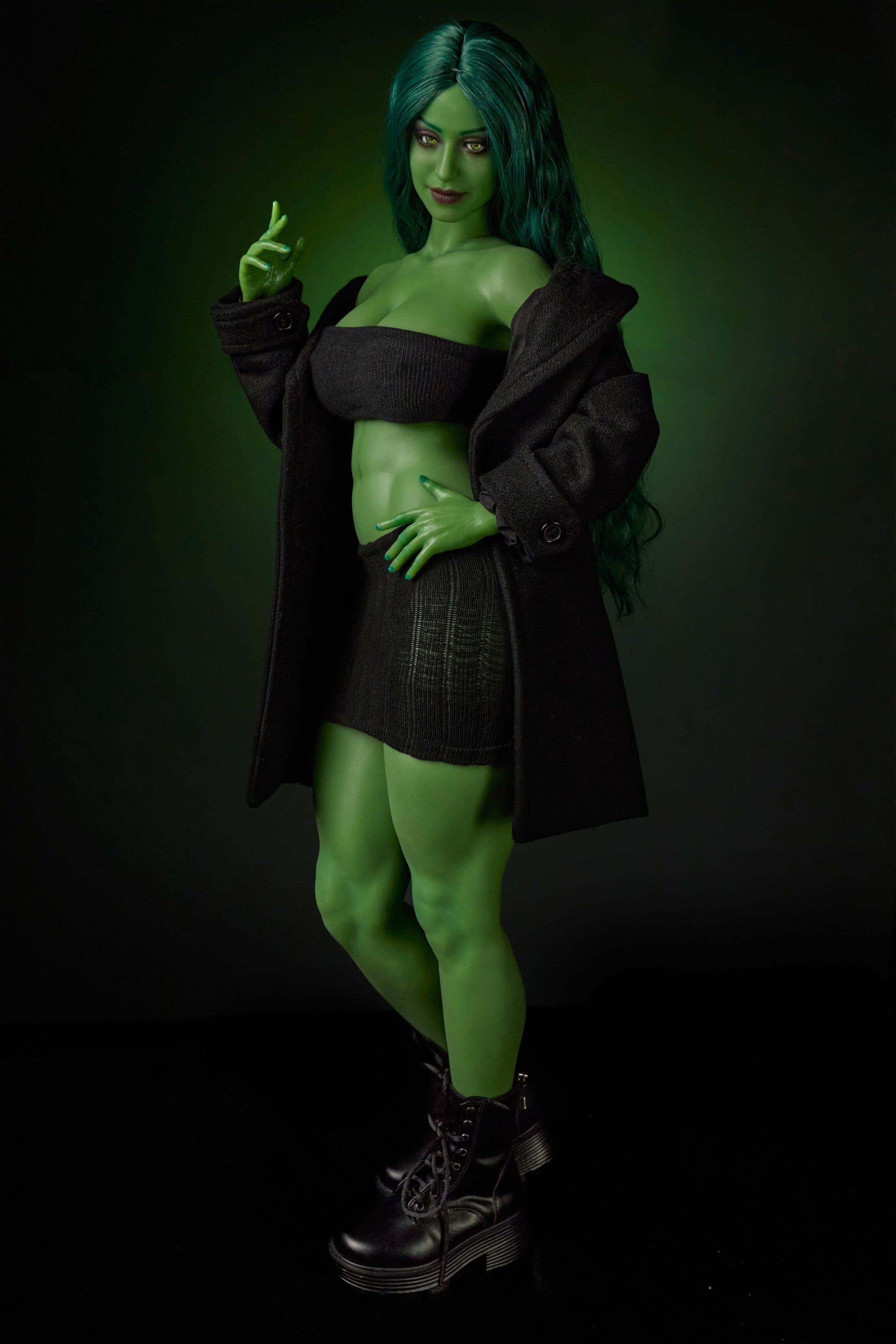 KA Renee - Climax Doll 70cm/2'4" Silicone Doll (Green)