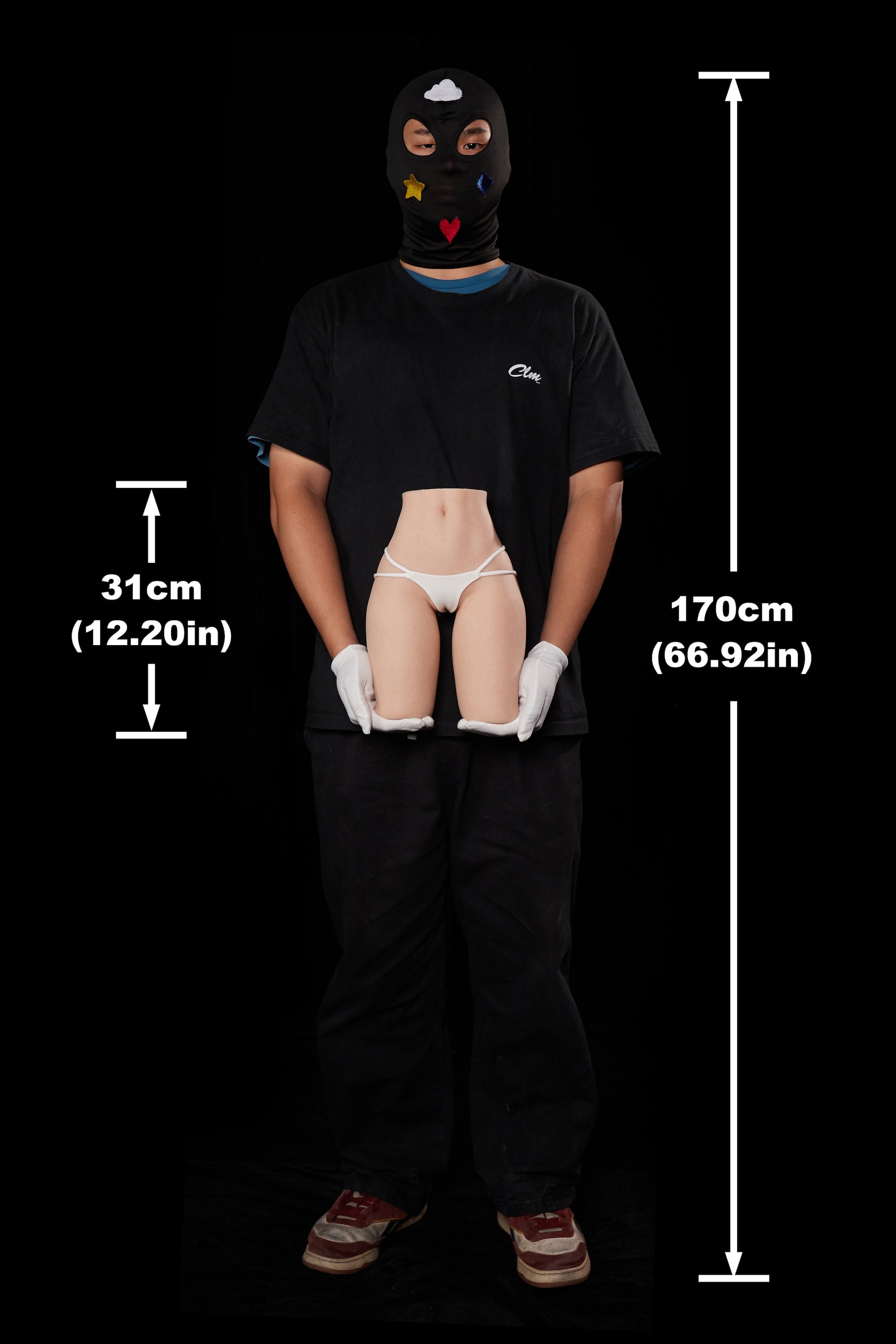 Poupée Climax 74 cm/2'4" Or Gros Fesses TPE 